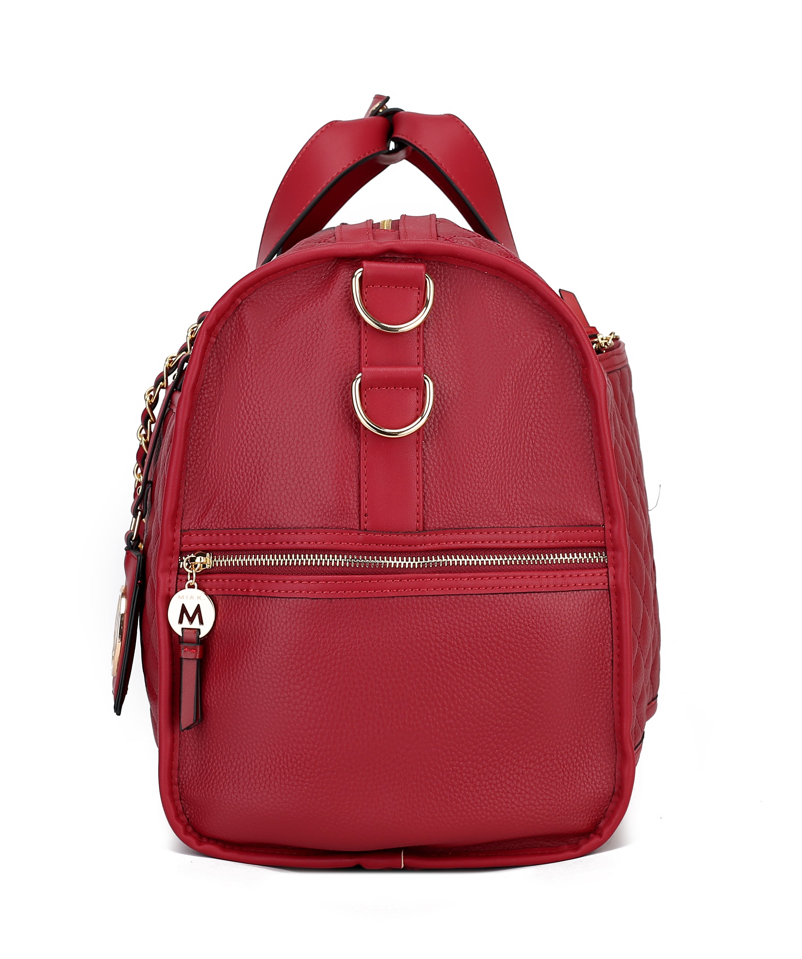 MKF Collection by Mia K. Women's Lexie Weekender Bag Vegan Leather, Travel Bag by MKF Collection by Mia K.