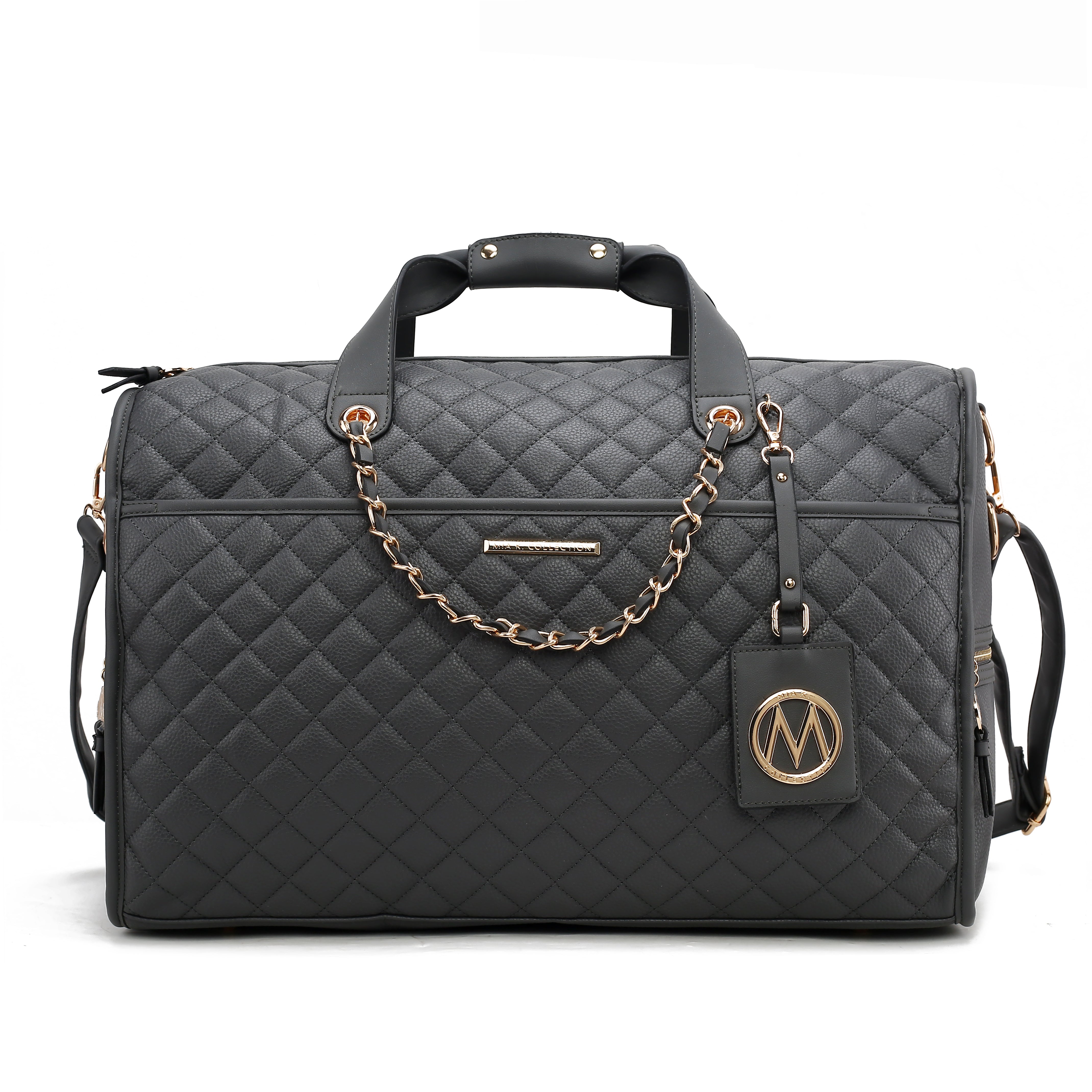 MKF Collection by Mia K. Women's Lexie Weekender Bag Vegan Leather, Travel Bag by MKF Collection by Mia K.