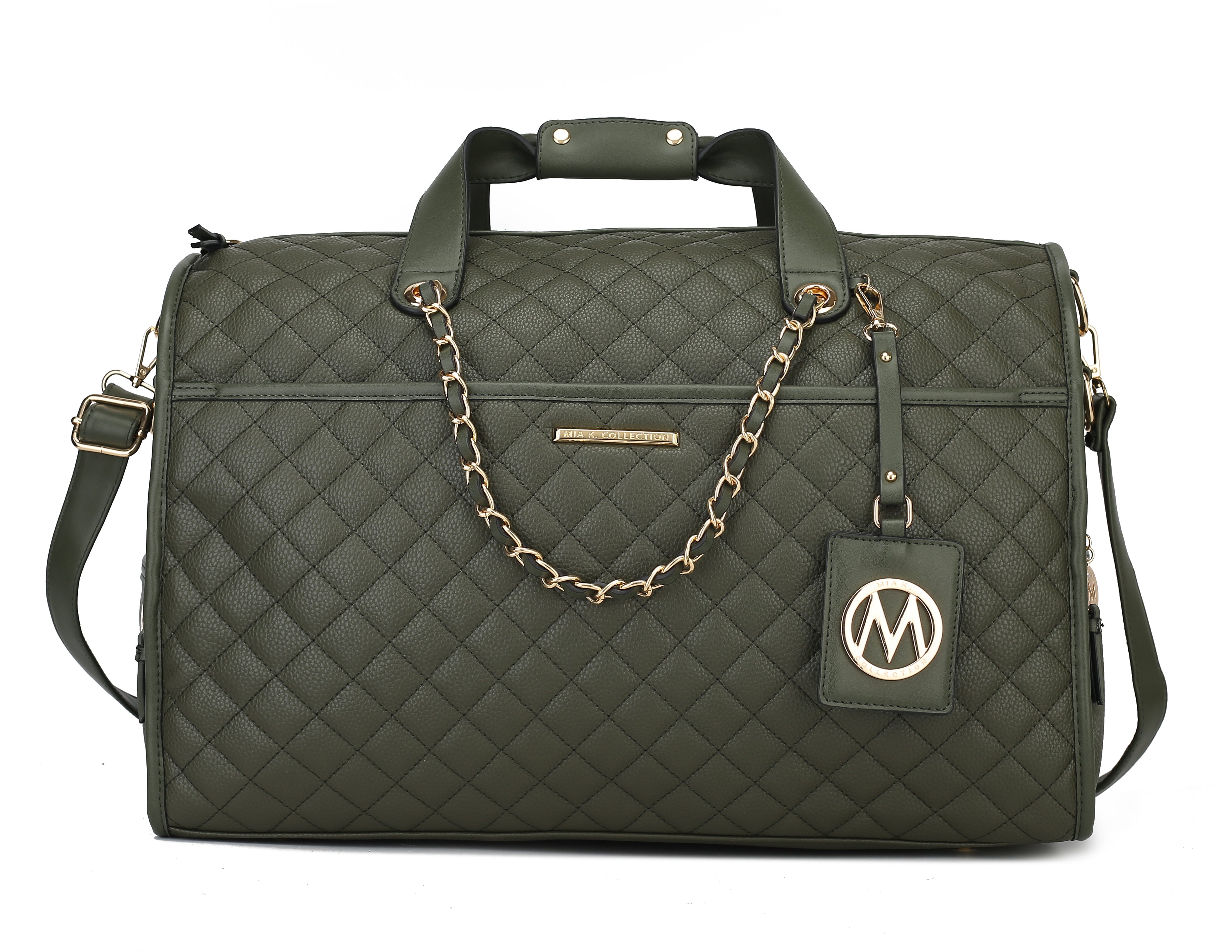MKF Collection by Mia K. Women's Lexie Weekender Bag Vegan Leather, Travel Bag by MKF Collection by Mia K.