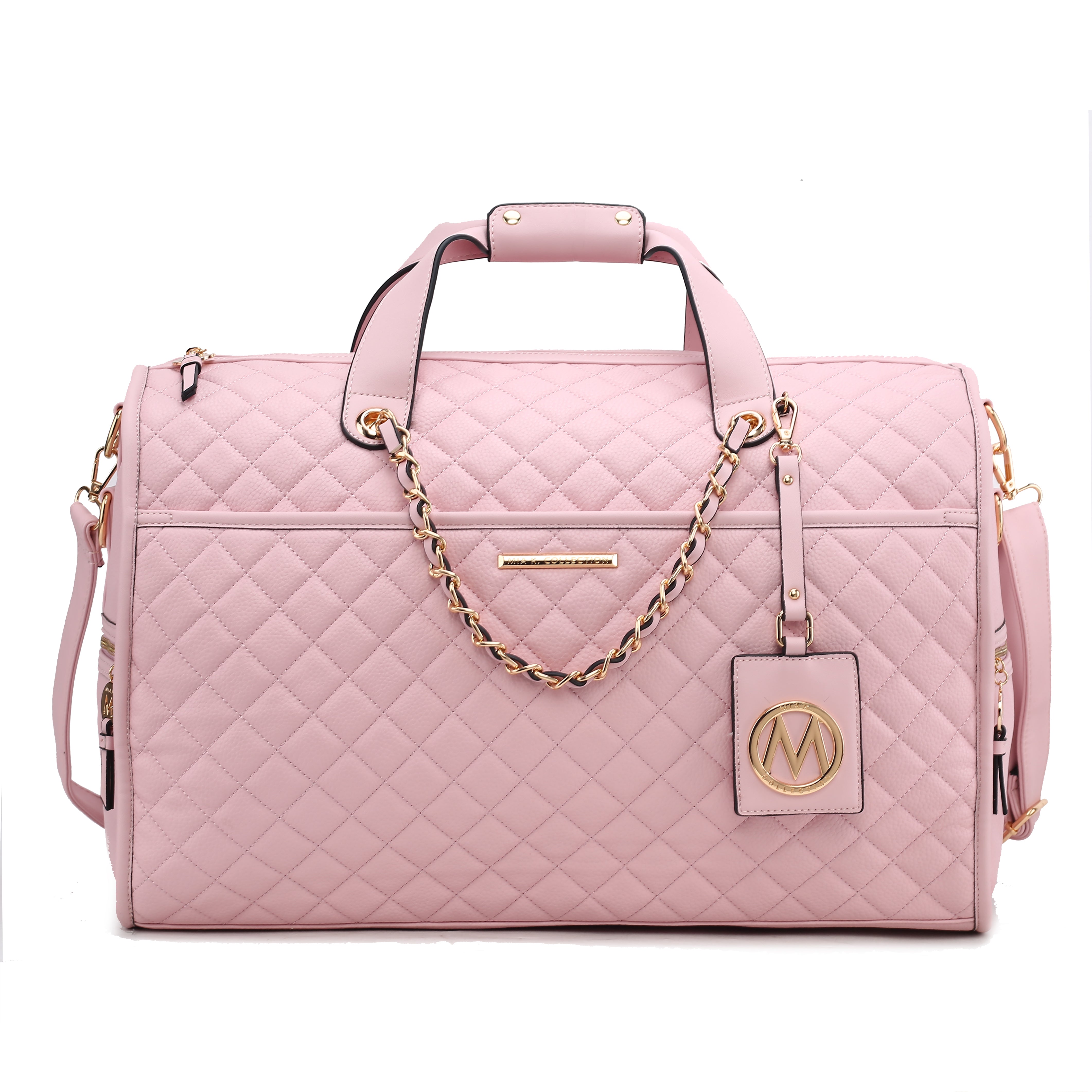 MKF Collection by Mia K. Women's Lexie Weekender Bag Vegan Leather, Travel Bag by MKF Collection by Mia K.