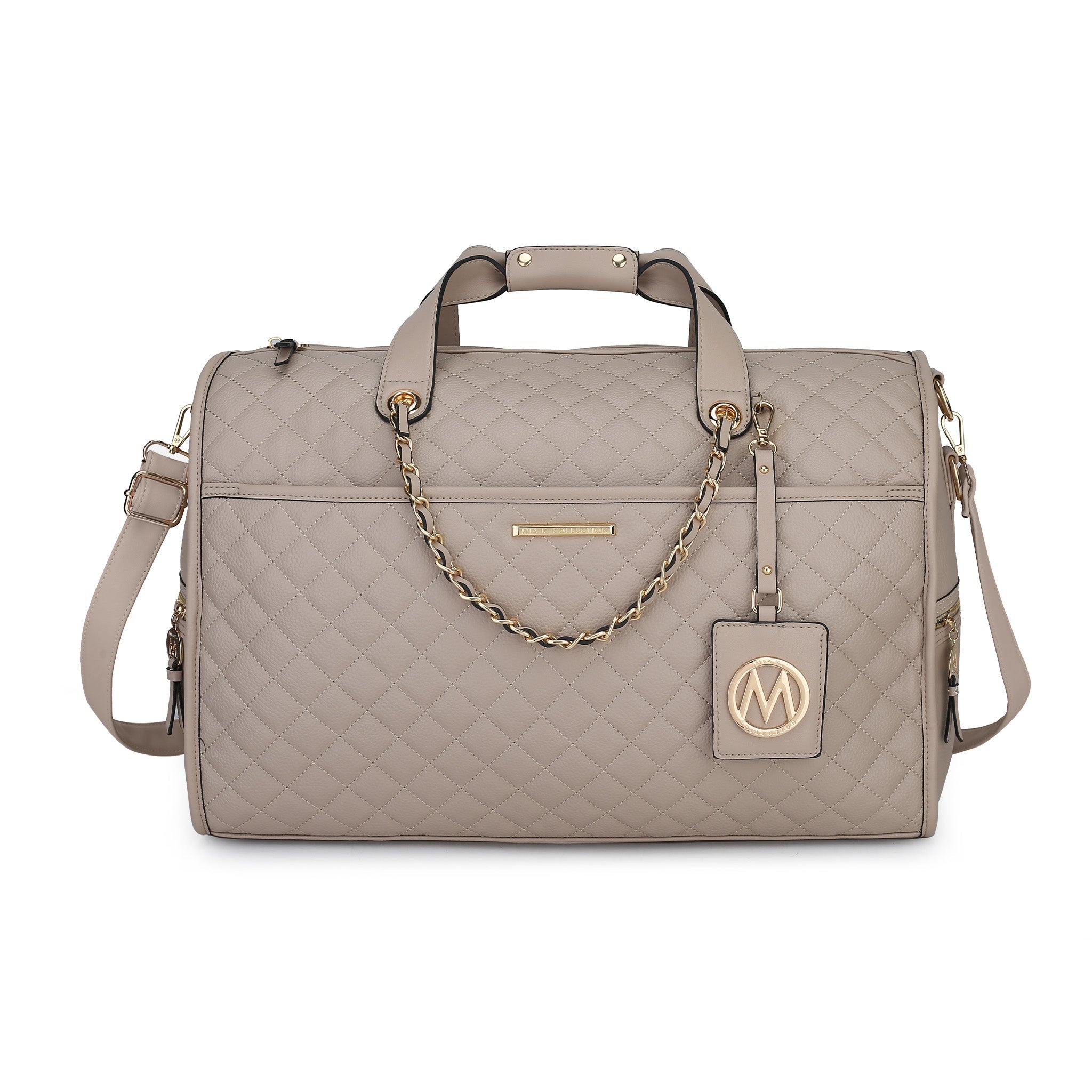 MKF Collection by Mia K. Women's Lexie Weekender Bag Vegan Leather, Travel Bag by MKF Collection by Mia K.