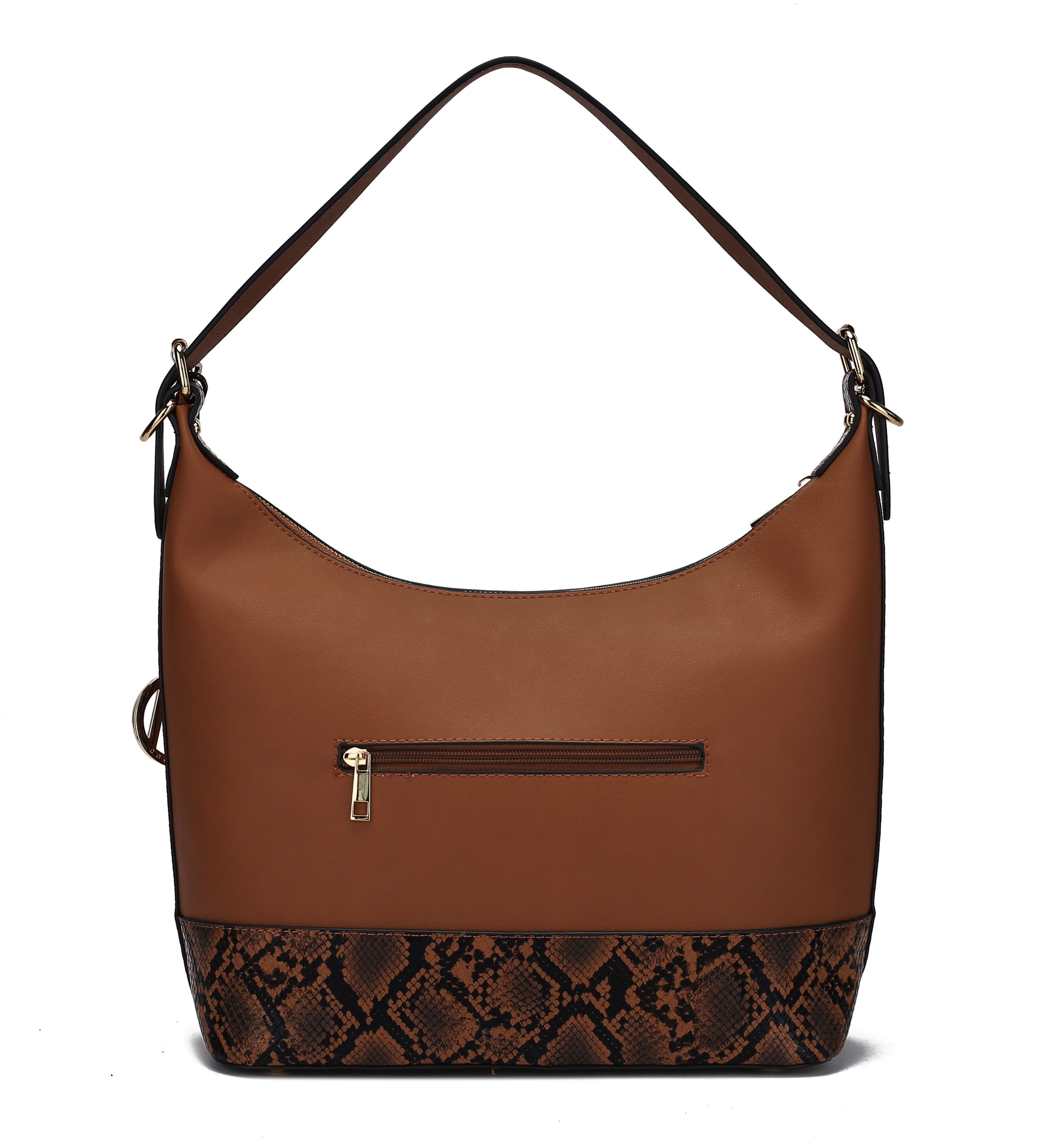 MKF Collection by Mia K. Diana Shoulder Bag for Women, Vegan Leather Hobo Fashion Handbag Messenger Purse by MKF Collection by Mia K.