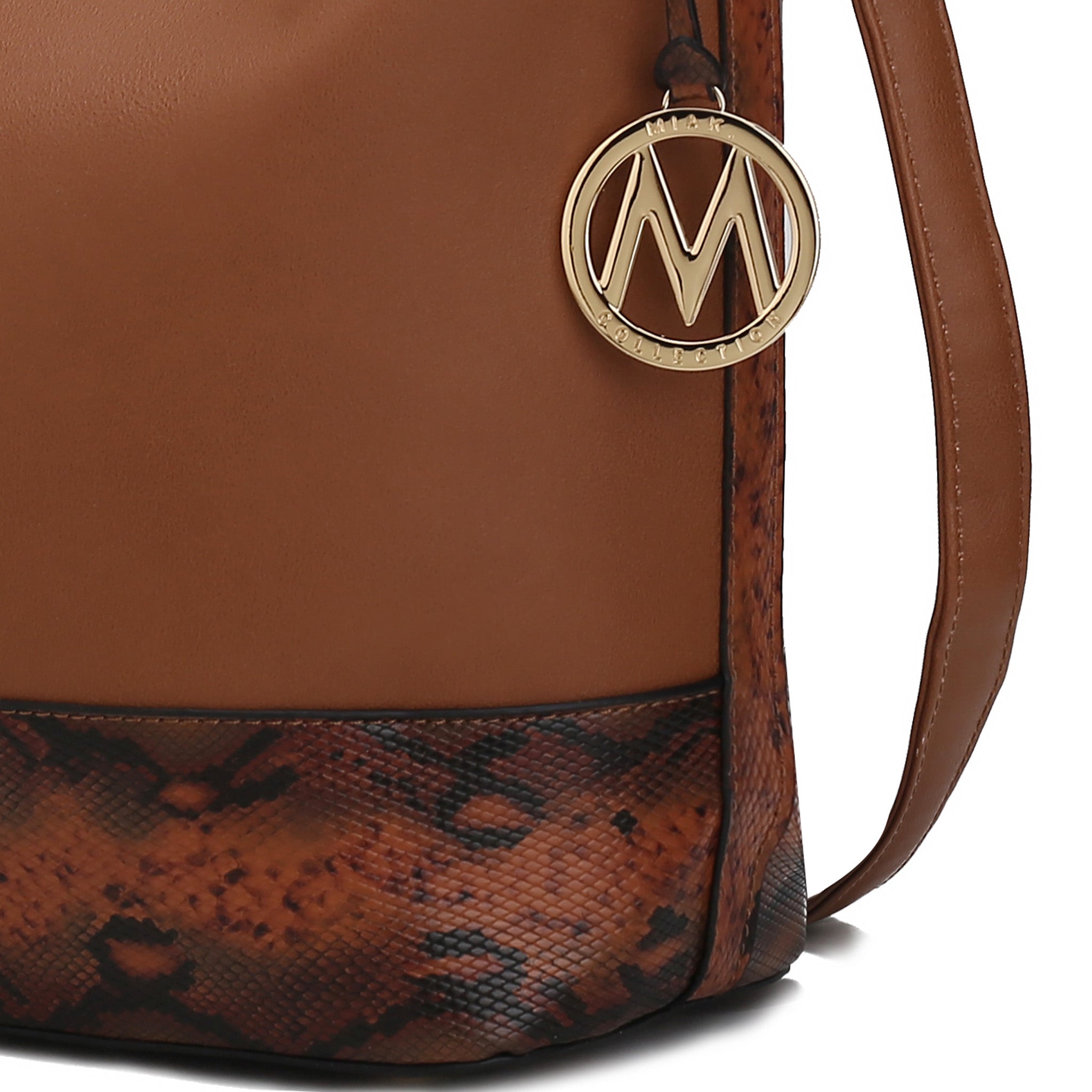 MKF Collection by Mia K. Diana Shoulder Bag for Women, Vegan Leather Hobo Fashion Handbag Messenger Purse by MKF Collection by Mia K.