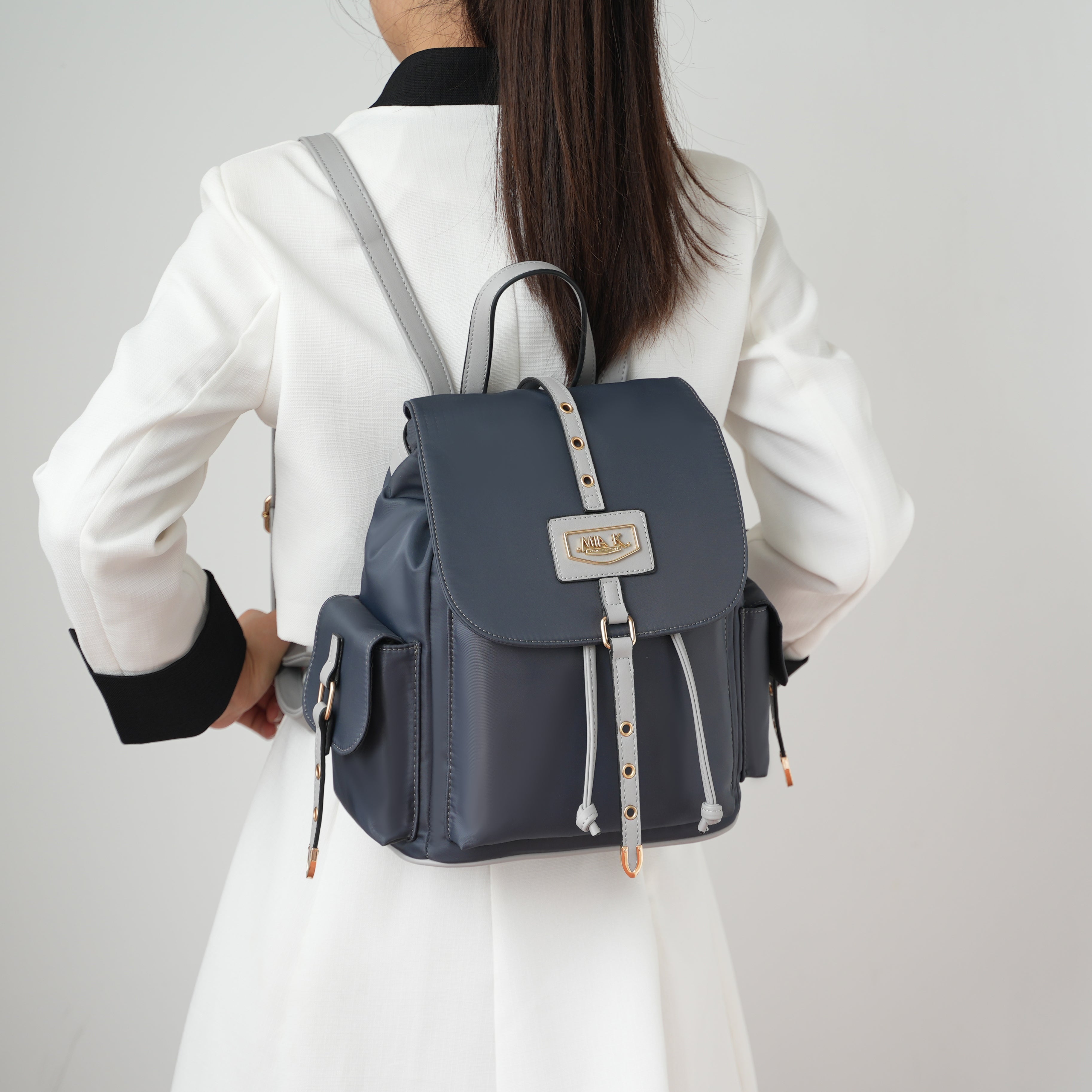MKF Collection by Mia K. Women's Paula Backpack for Women, Nylon Top Handle Travel bag by MKF Collection by Mia K.