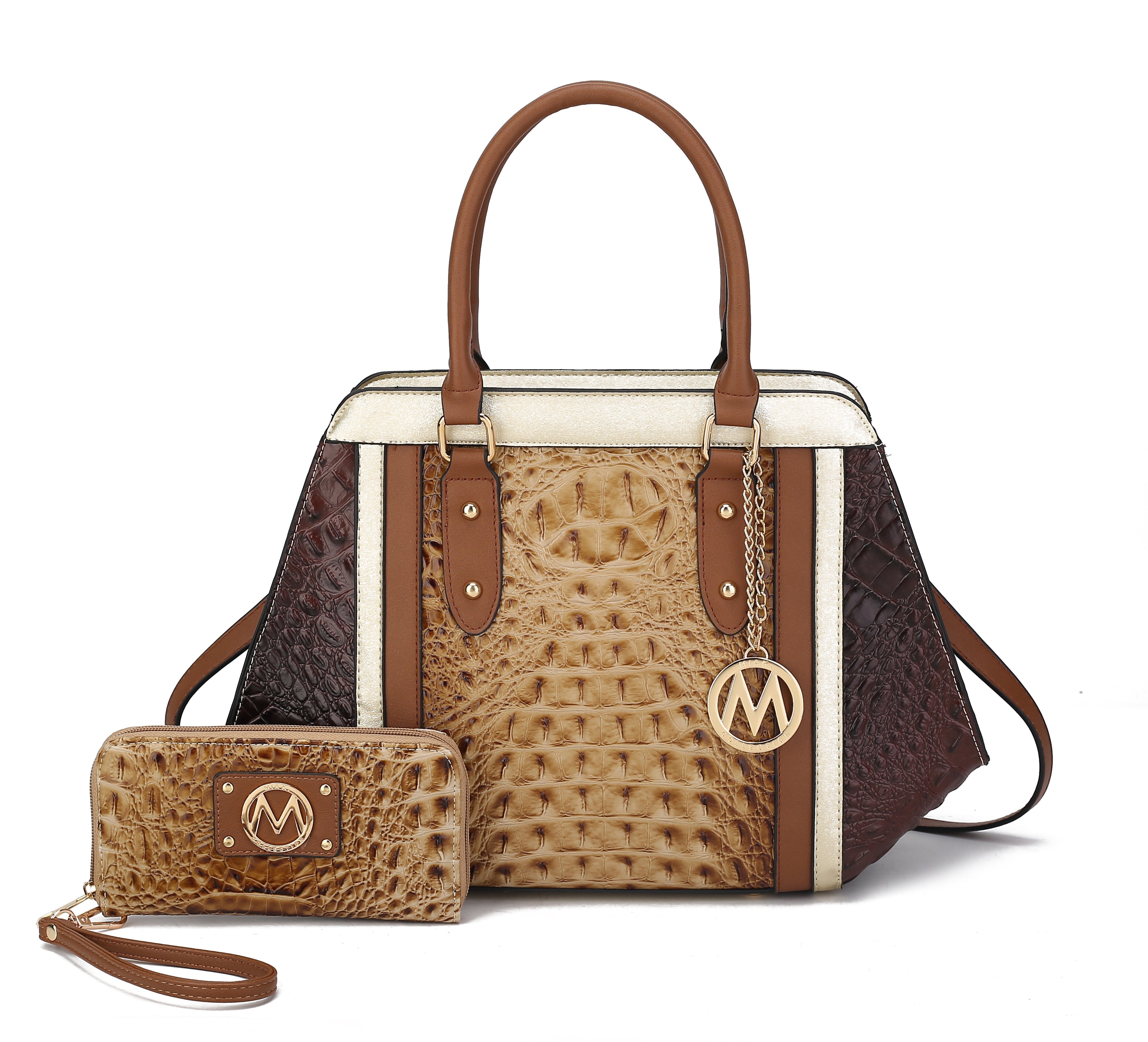 MKF Collection by Mia K. Women's Daisy Shoulder Bag and Set, Vegan Leather by MKF Collection by Mia K.