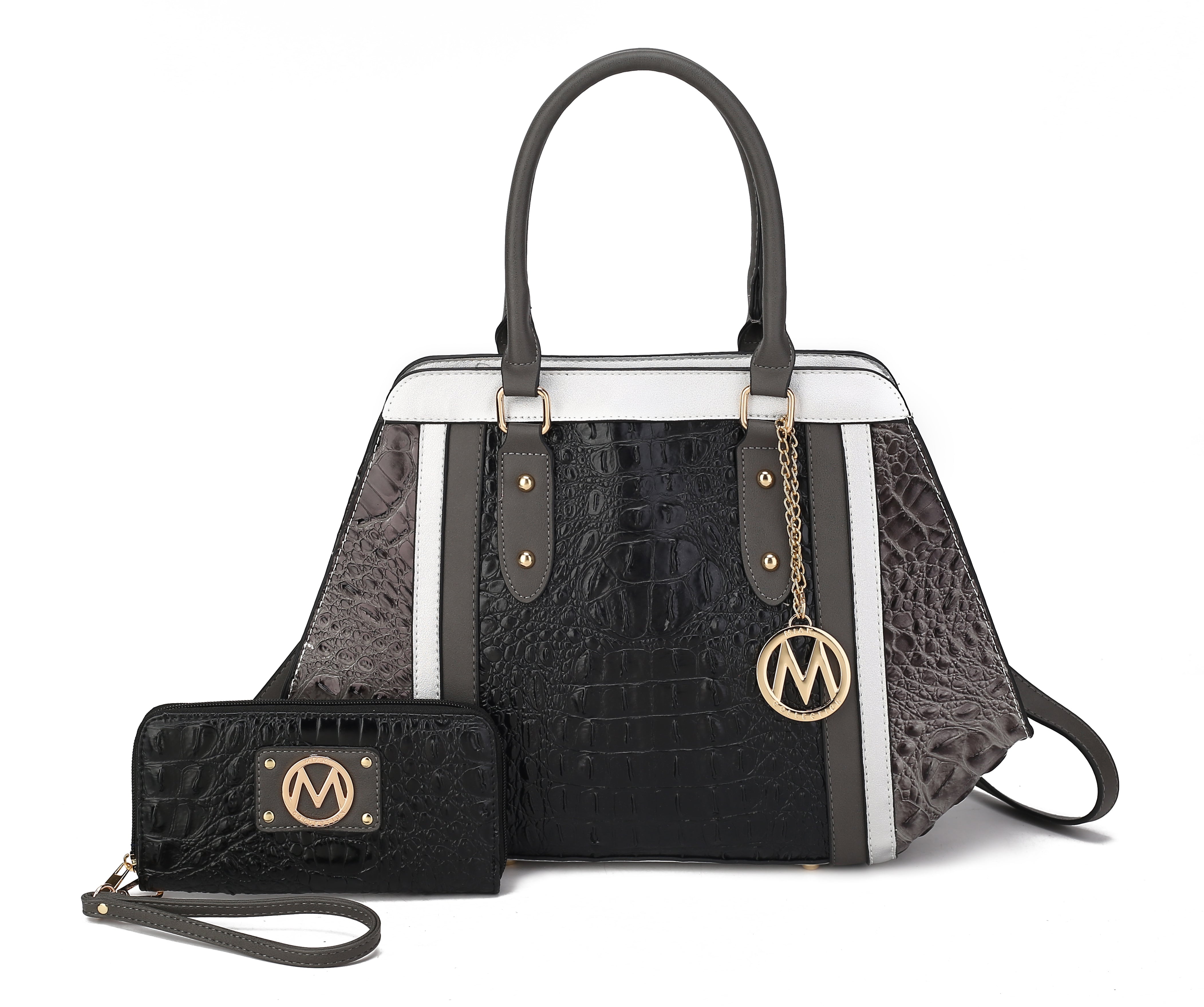 MKF Collection by Mia K. Women's Daisy Shoulder Bag and Set, Vegan Leather by MKF Collection by Mia K.