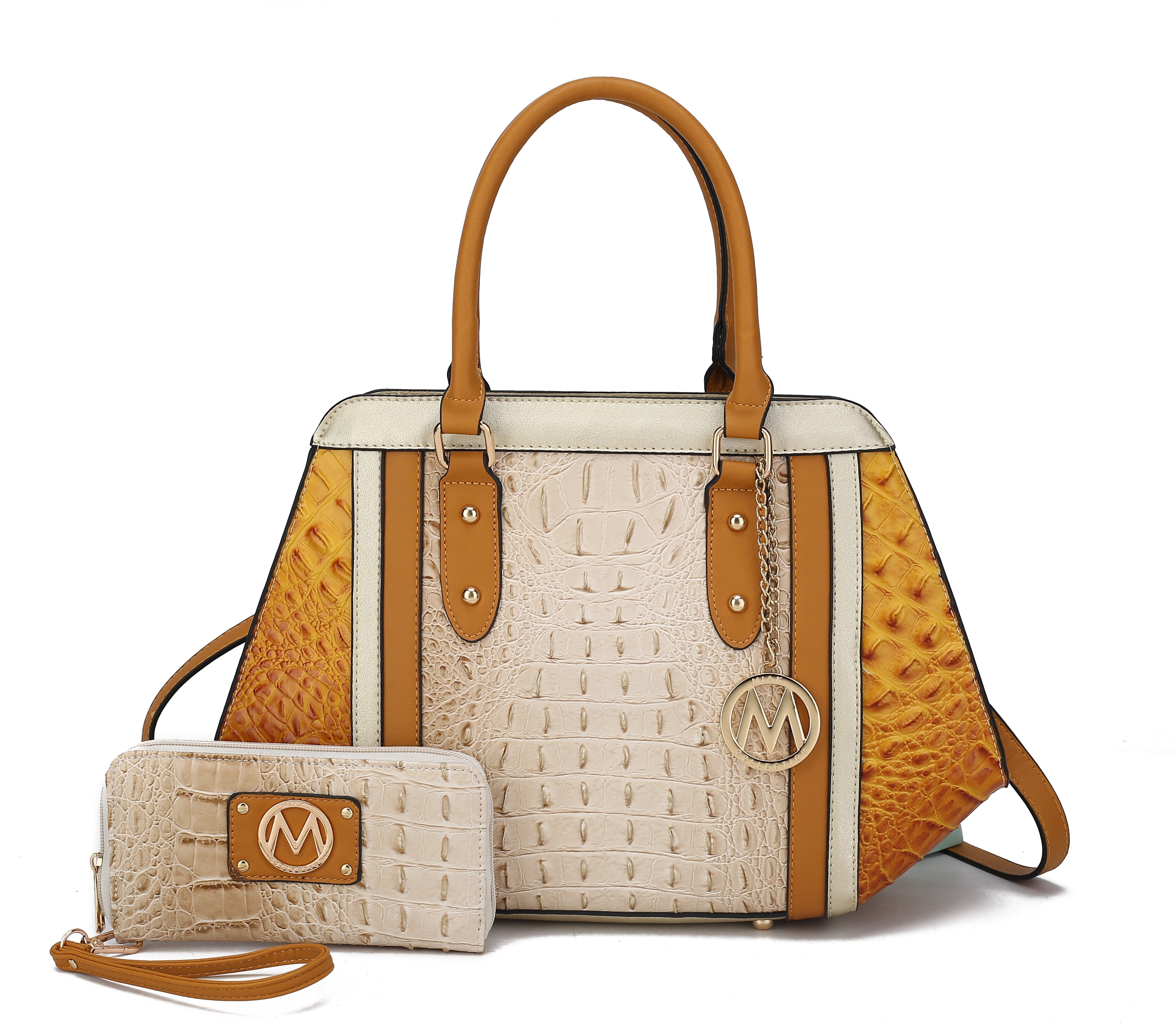 MKF Collection by Mia K. Women's Daisy Shoulder Bag and Set, Vegan Leather by MKF Collection by Mia K.