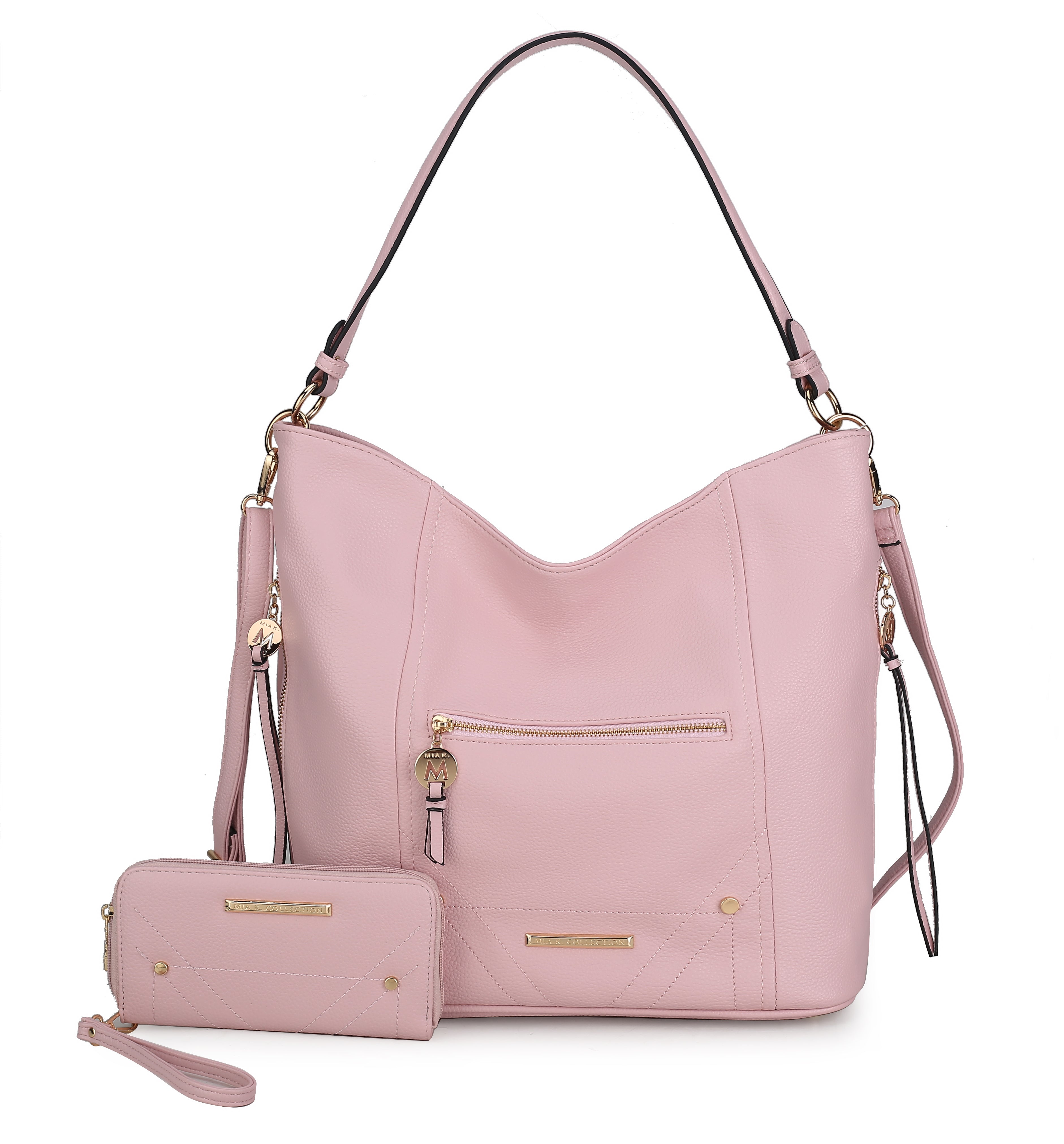 Jordina 2 PCS Shoulder Bag with Matching Wallet by MKF Collection by Mia K.