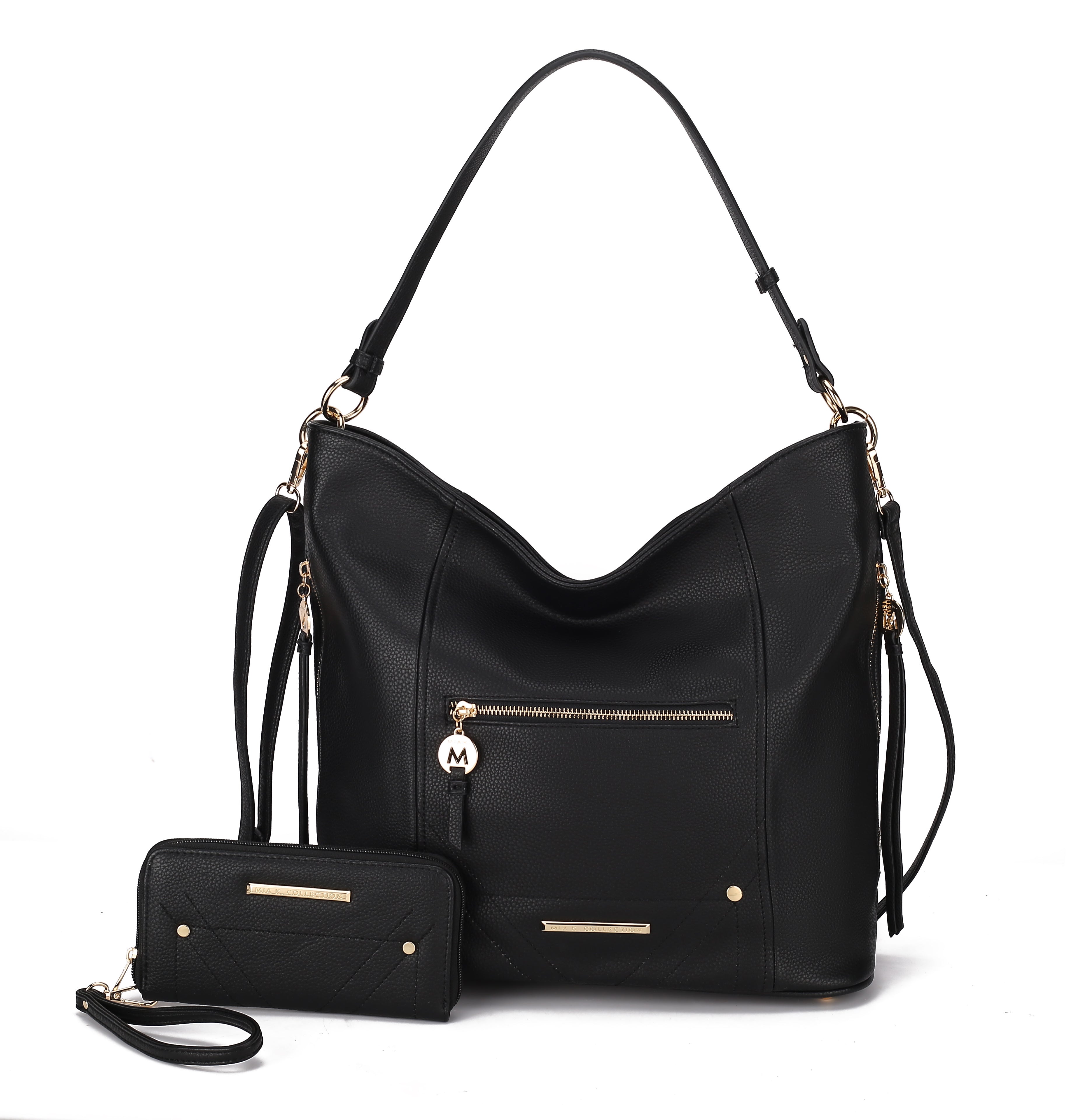 Jordina 2 PCS Shoulder Bag with Matching Wallet by MKF Collection by Mia K.