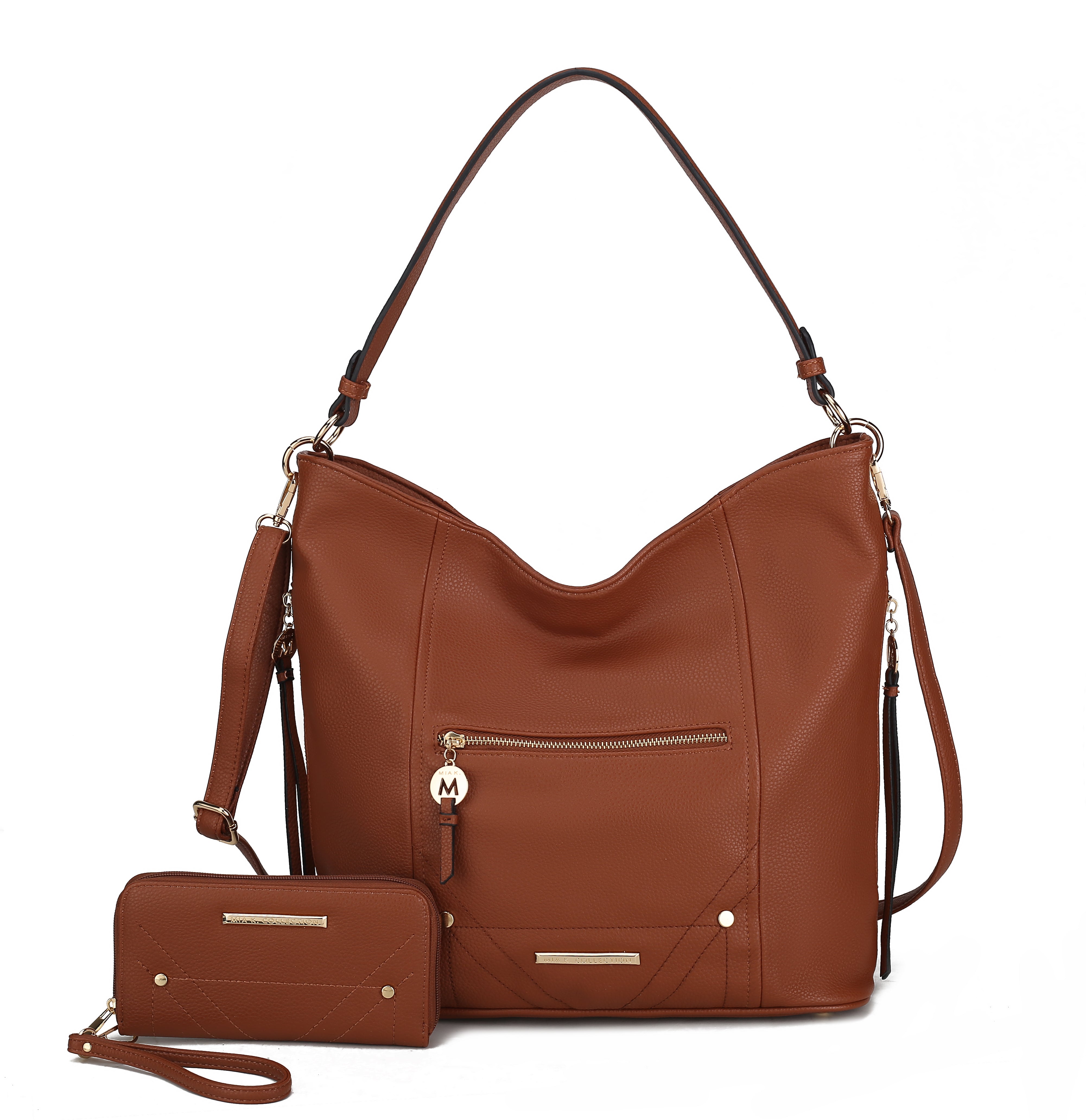 Jordina 2 PCS Shoulder Bag with Matching Wallet by MKF Collection by Mia K.