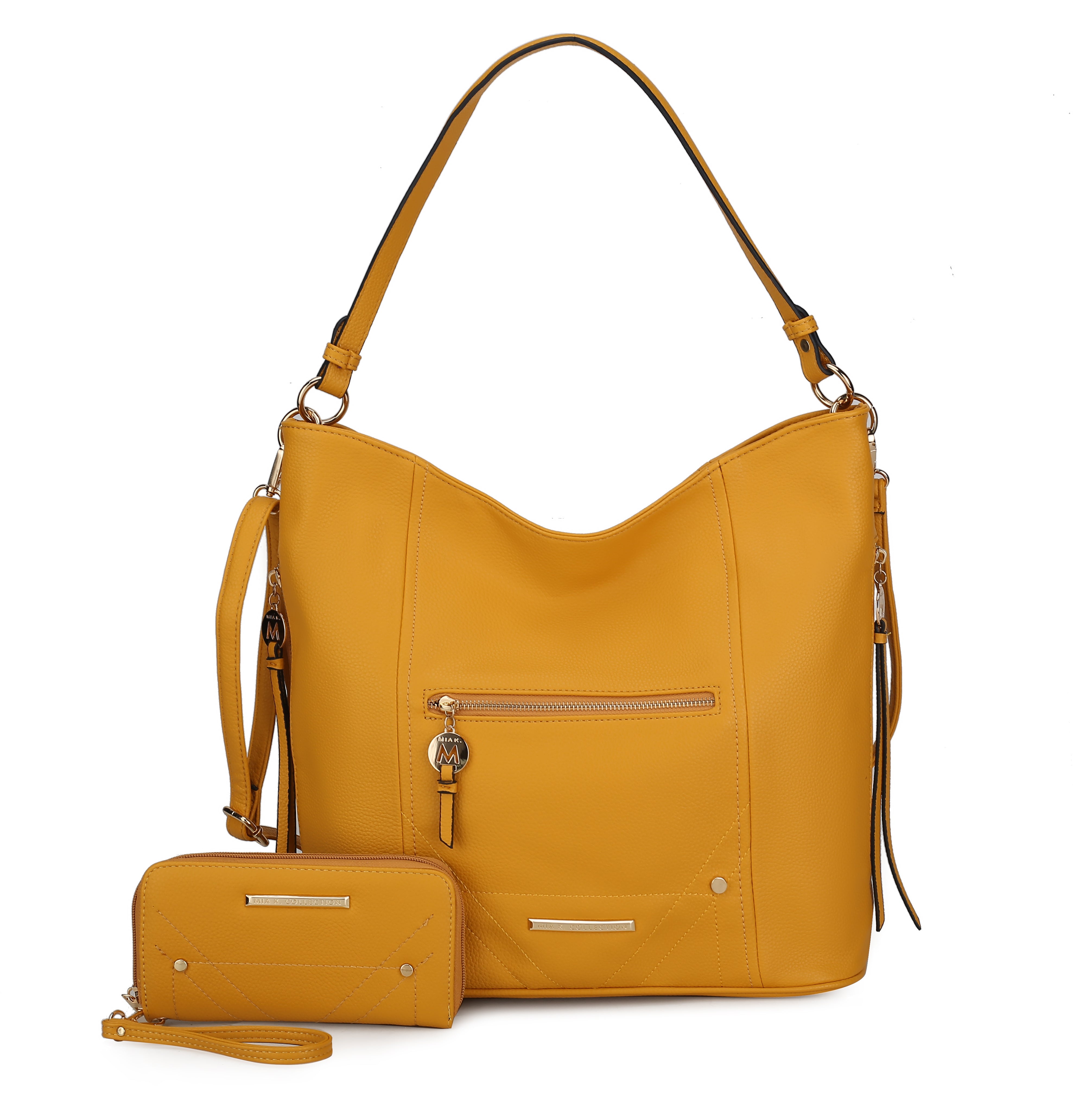 Jordina 2 PCS Shoulder Bag with Matching Wallet by MKF Collection by Mia K.