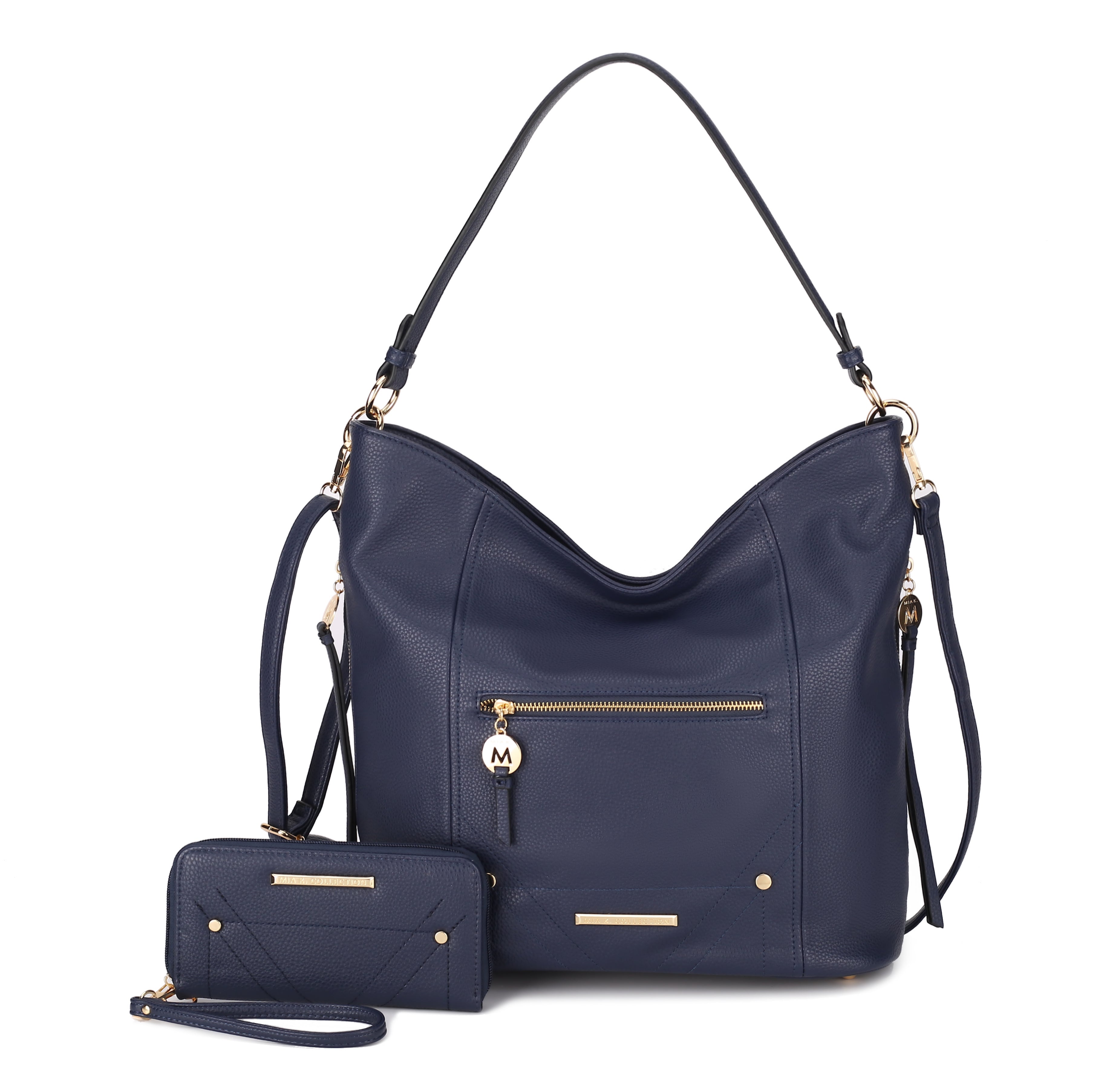 Jordina 2 PCS Shoulder Bag with Matching Wallet by MKF Collection by Mia K.