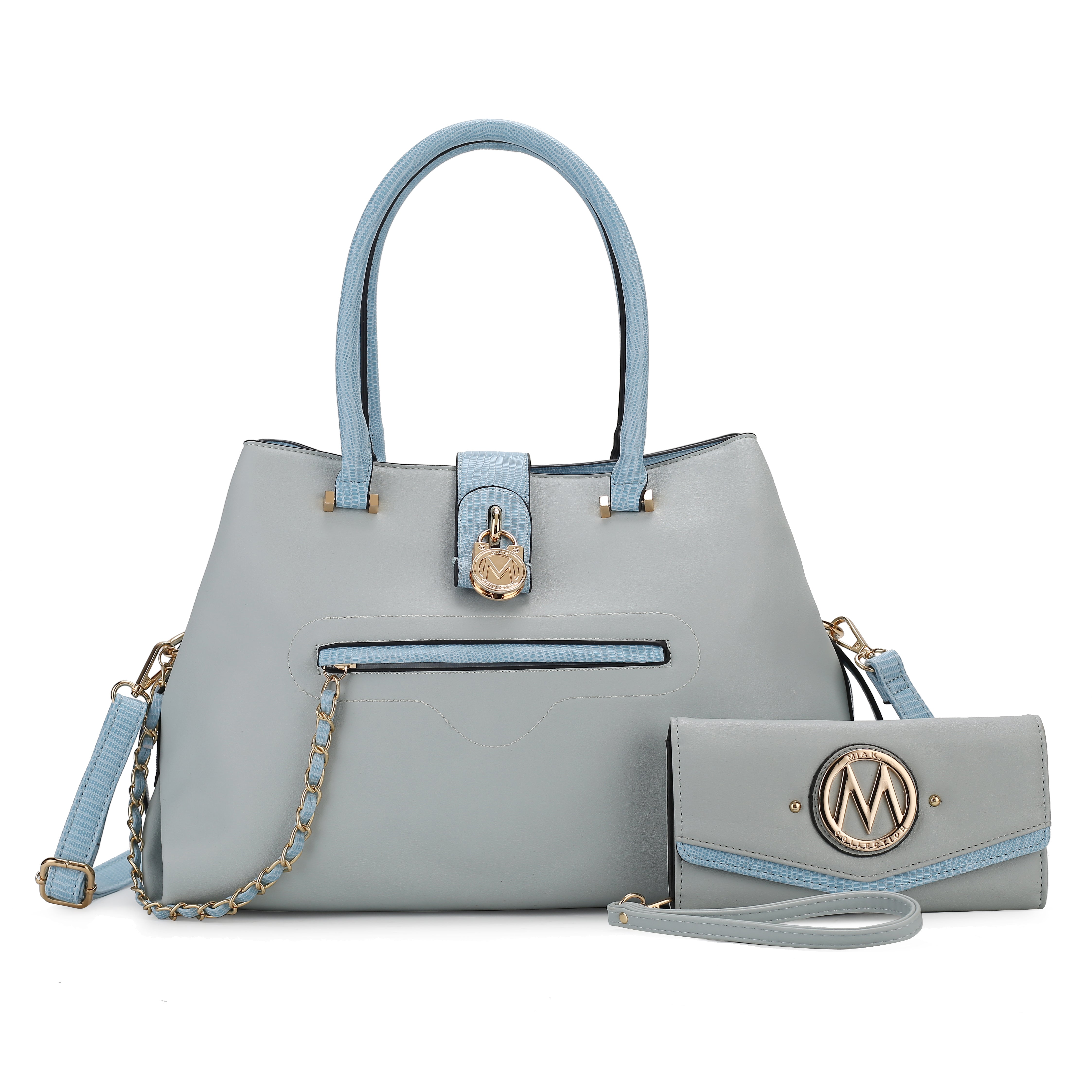 MKF Collection by Mia K. Eden Shoulder Bag for Women, Vegan Leather Handbag Crossbody Purse by MKF Collection by Mia K.