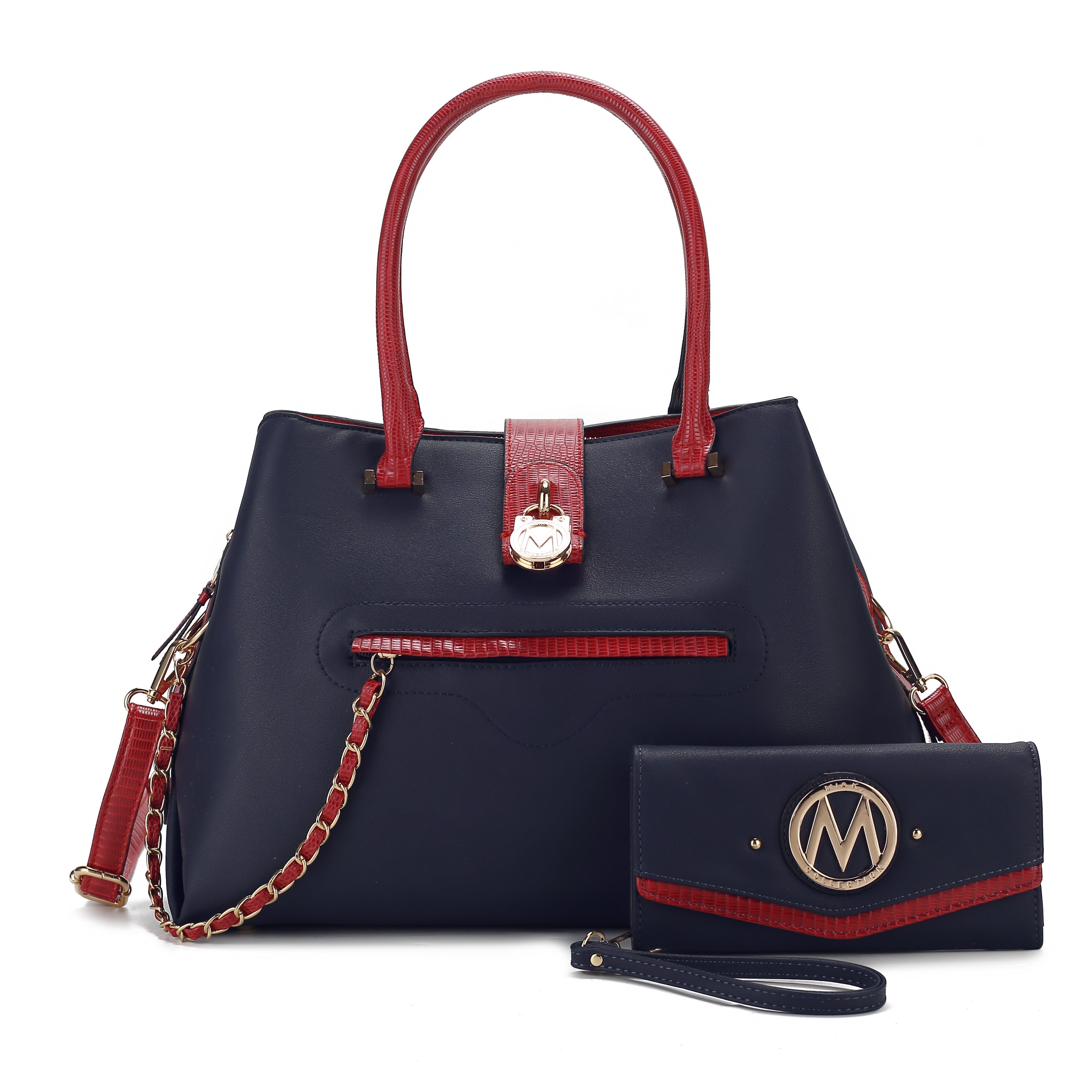 MKF Collection by Mia K. Eden Shoulder Bag for Women, Vegan Leather Handbag Crossbody Purse by MKF Collection by Mia K.