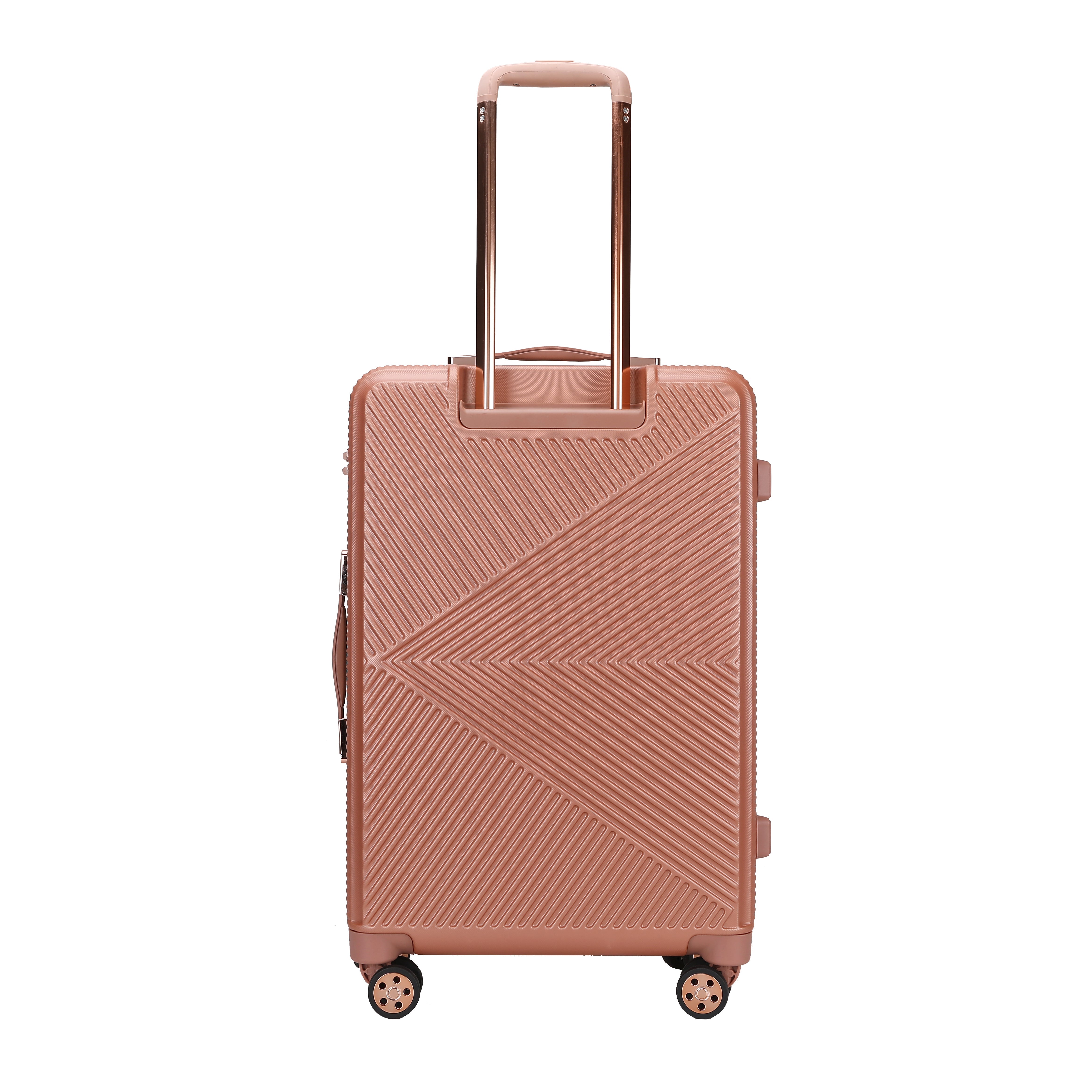 MKF Collection Felicity Luggage Set 4 Pieces, Travel Spinner Hardshell Lightweight 4 Wheels Suitcase by MKF Collection by Mia K.