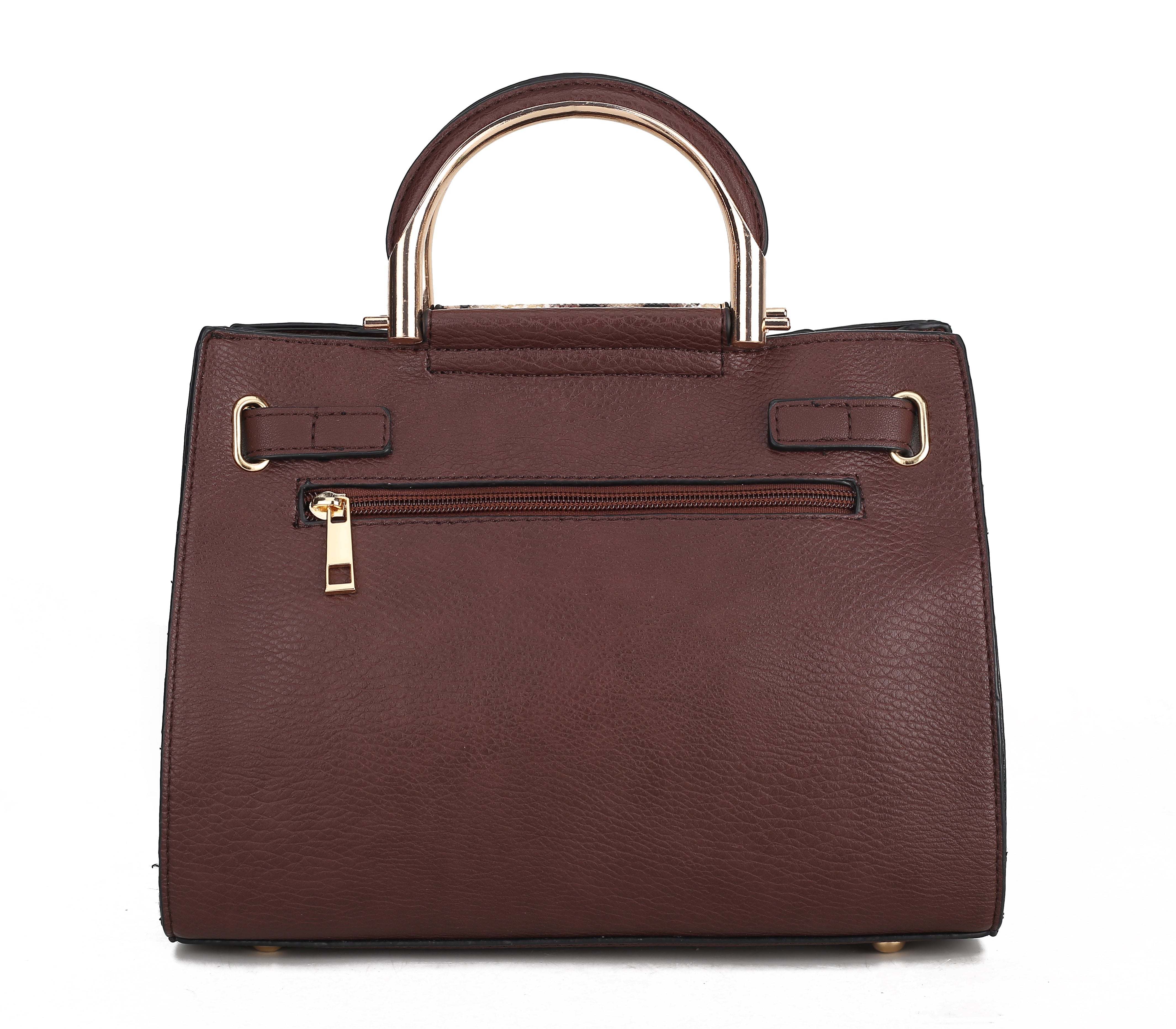 Cassia Snake embossed Satchel Bag by MKF Collection by Mia K.