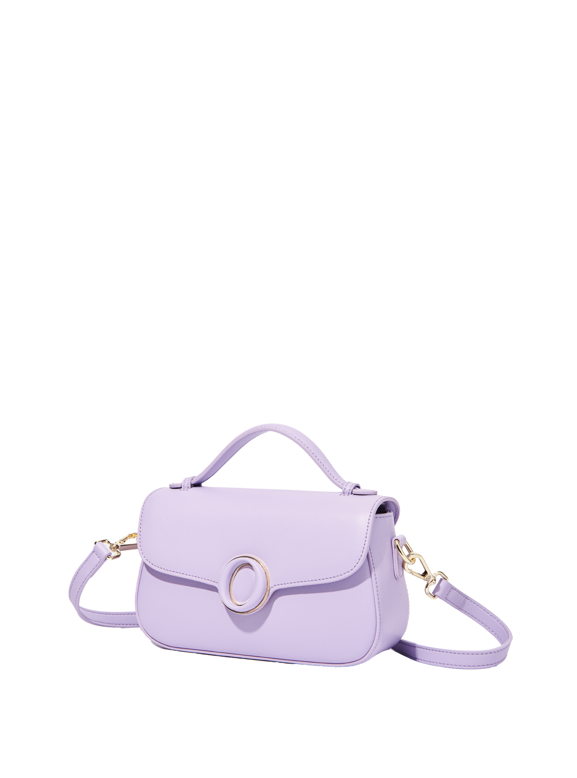 Makoto Leather Bag, Purple by Bob Oré