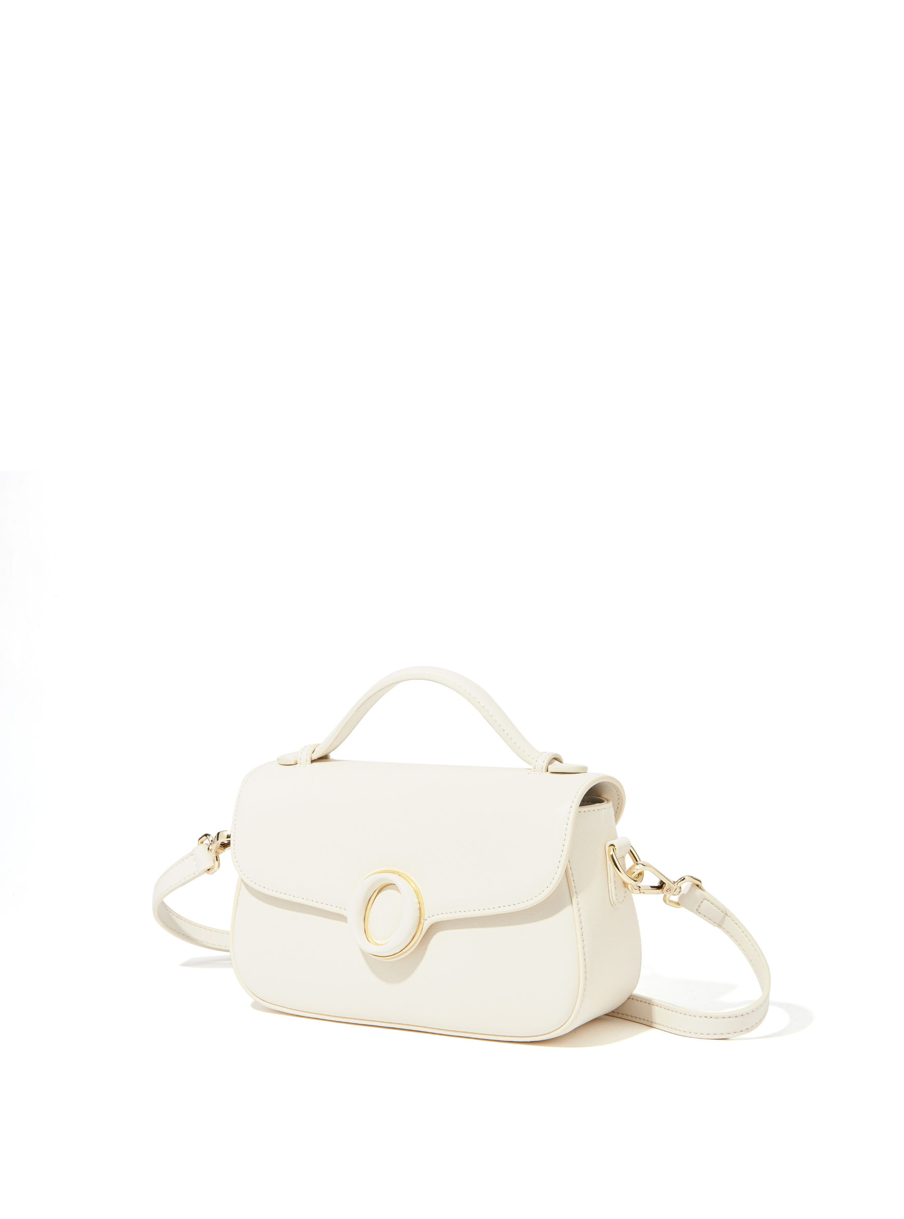 Makoto Leather Bag, White by Bob Oré