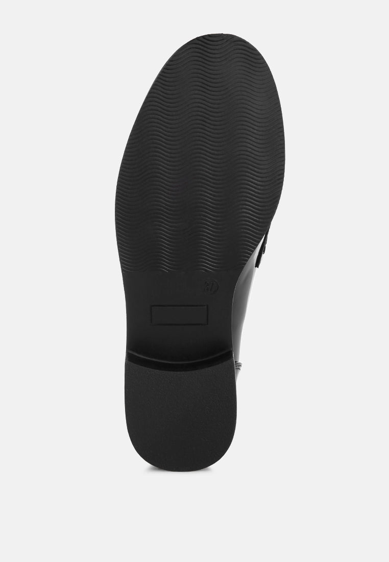 Marbin Fringed Penny Strap Loafers