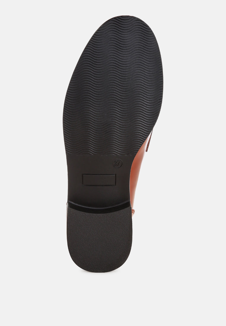 Marbin Fringed Penny Strap Loafers