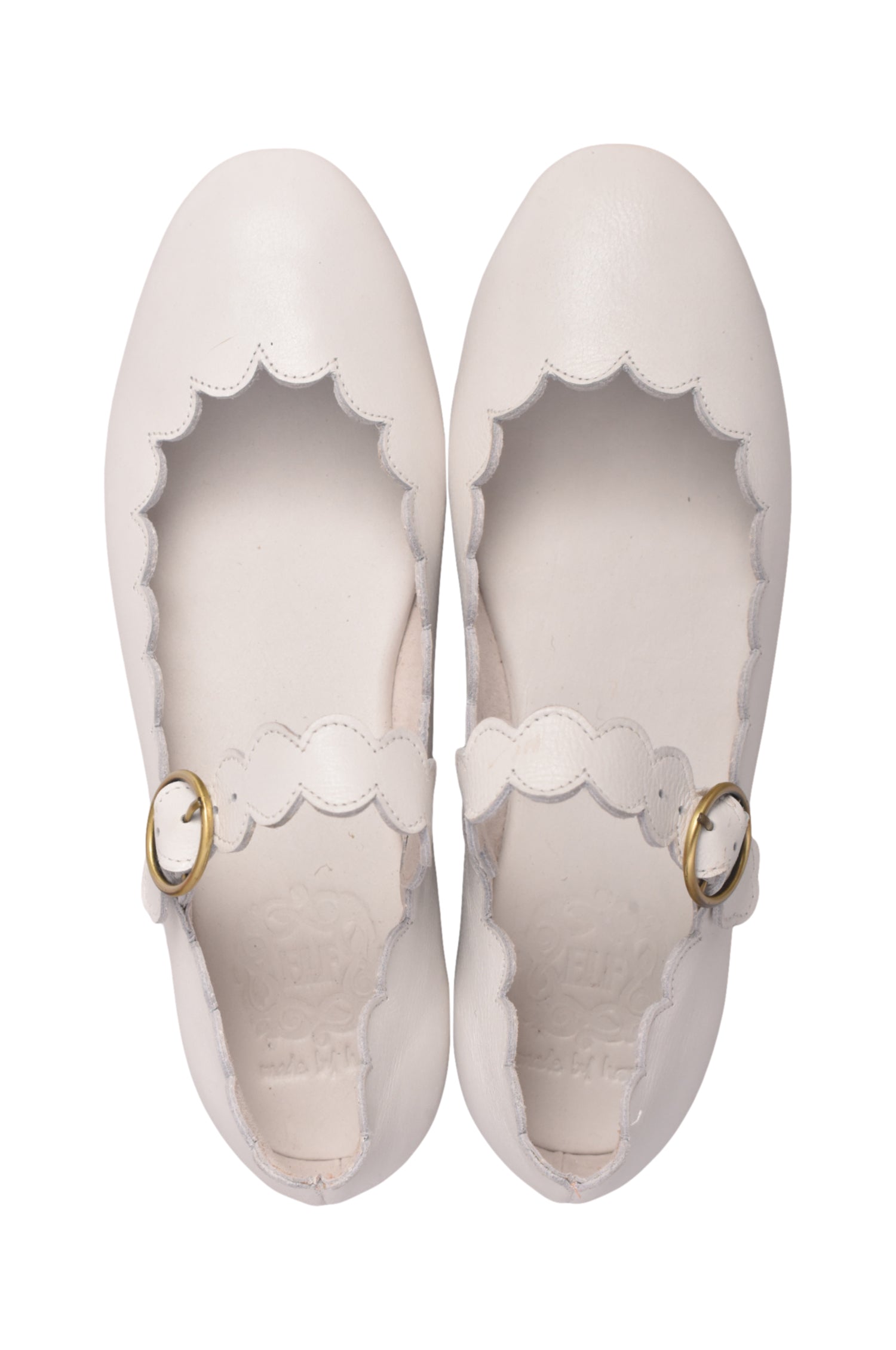 Mia Rosa Leather Ballet Flats by Bali ELF