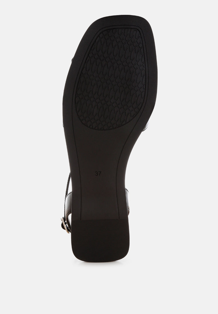 Morgine Beaded Flat Sandals