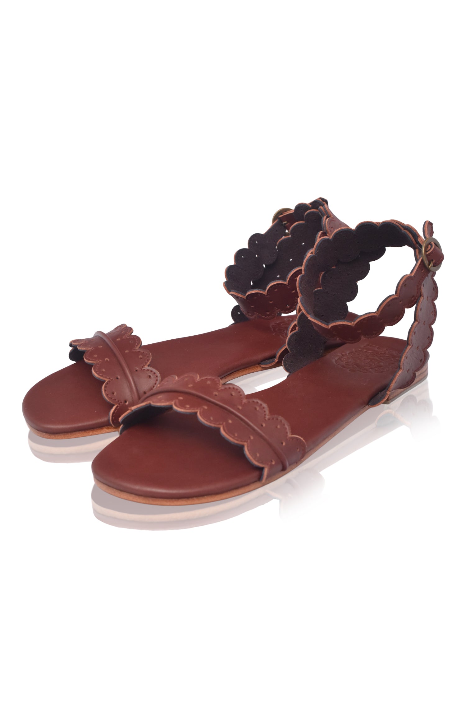 Nirvana Wrap Leather Sandals by Bali ELF