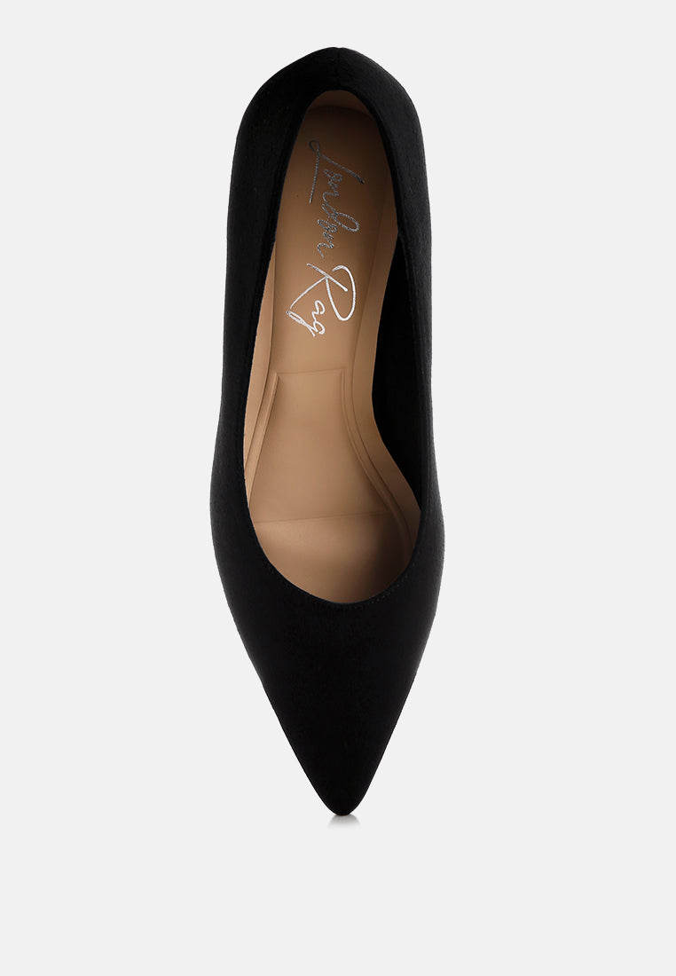 Nivara Pointy Toe Kitten Heels