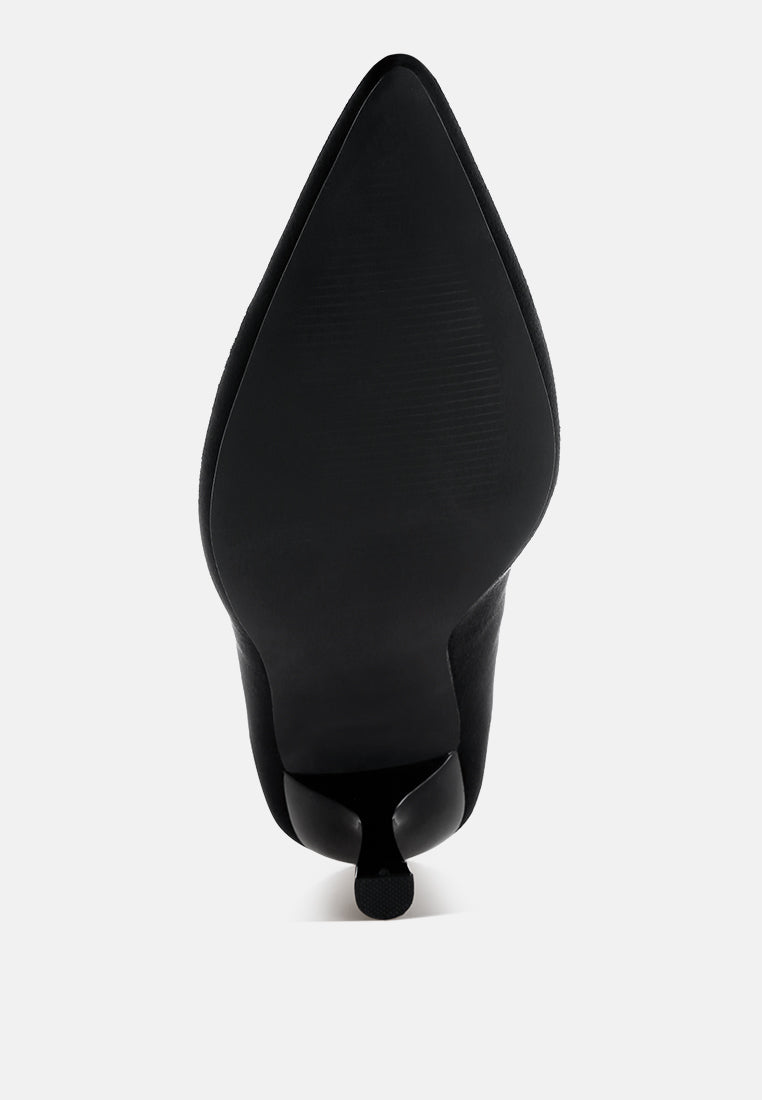 Nivara Pointy Toe Kitten Heels