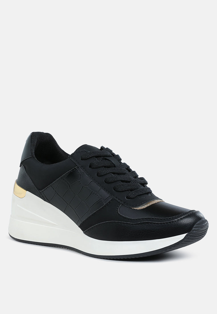 Chunky Wedge Heel Sneaker by RAG