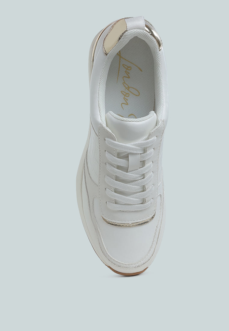 Chunky Wedge Heel Sneaker by RAG