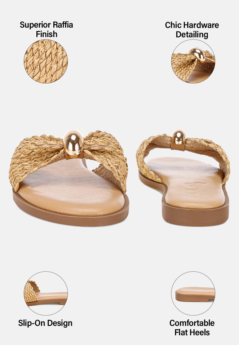 Onawa Woven Strap Slip on Flats
