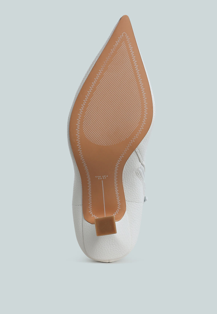 Pointed Toe Ankle Boots by MODE