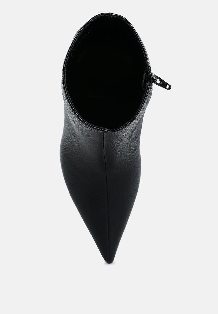Pointed Toe Ankle Boots by MODE