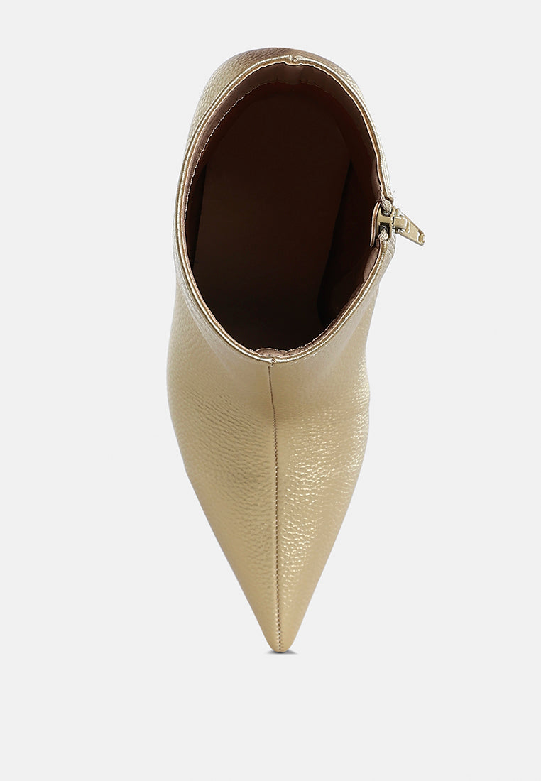 Pointed Toe Ankle Boots by MODE