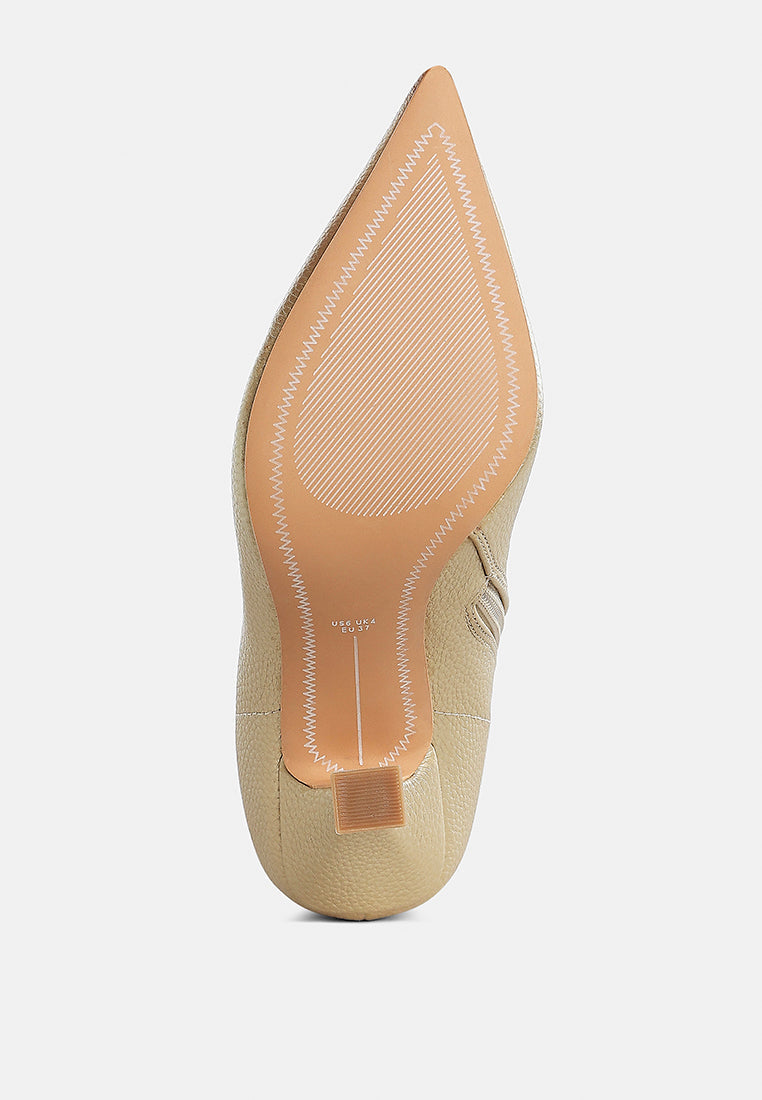 Pointed Toe Ankle Boots by MODE