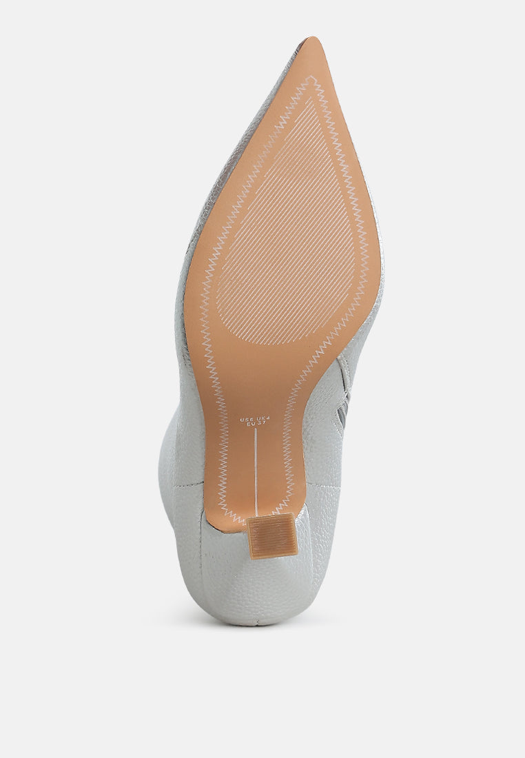Pointed Toe Ankle Boots by MODE
