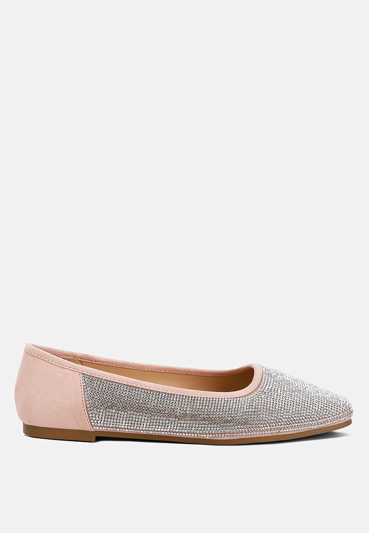 Shimmering Rhinestone Ballerinas by RAG