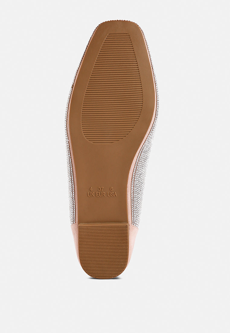 Shimmering Rhinestone Ballerinas by RAG