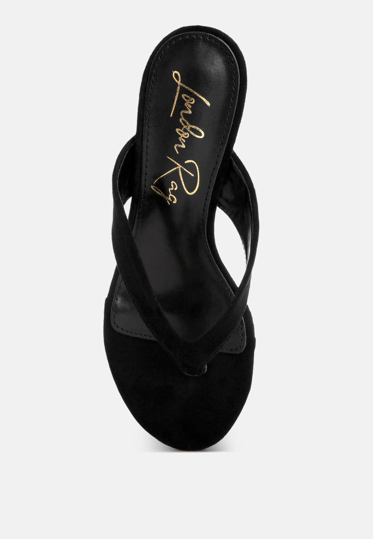 Zabila Transparent Wedge Heel Sandals