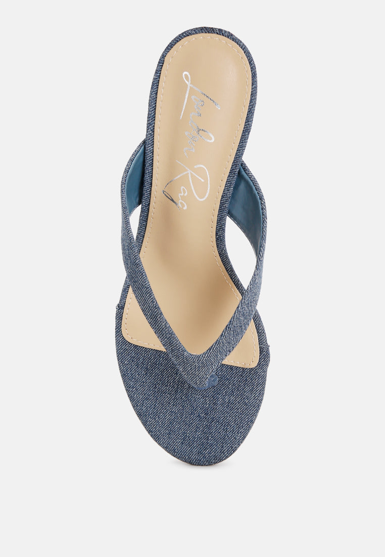 Zabila Transparent Wedge Heel Sandals