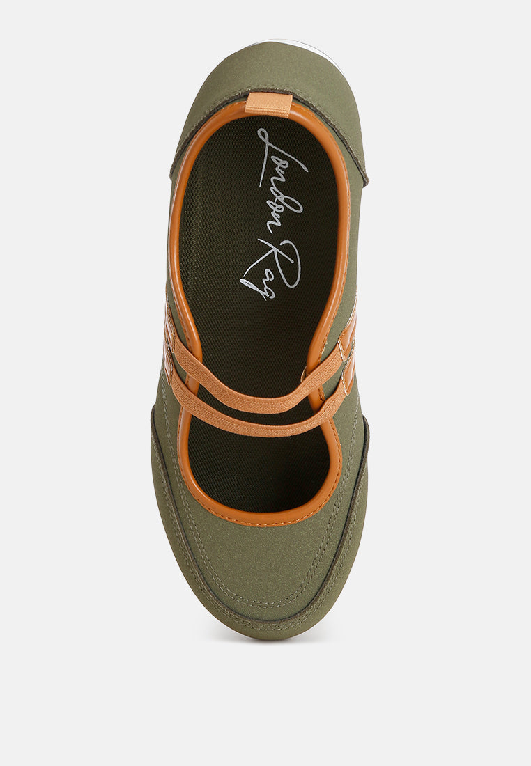 Sorin Elasticated Midfoot Strap Sneakers