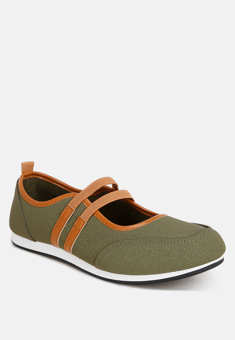 Sorin Elasticated Midfoot Strap Sneakers