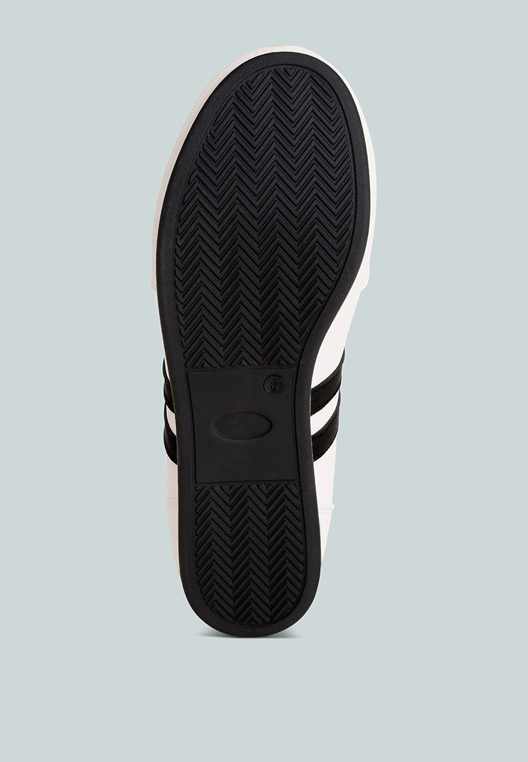 Sorin Elasticated Midfoot Strap Sneakers