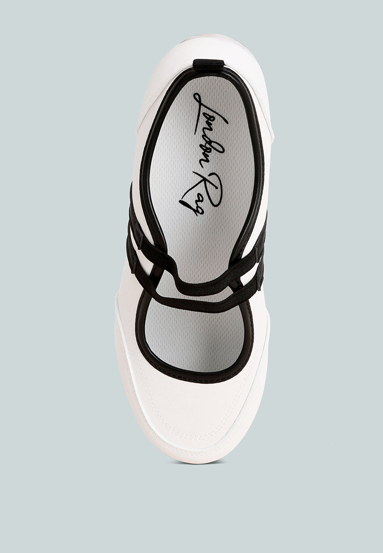 Sorin Elasticated Midfoot Strap Sneakers