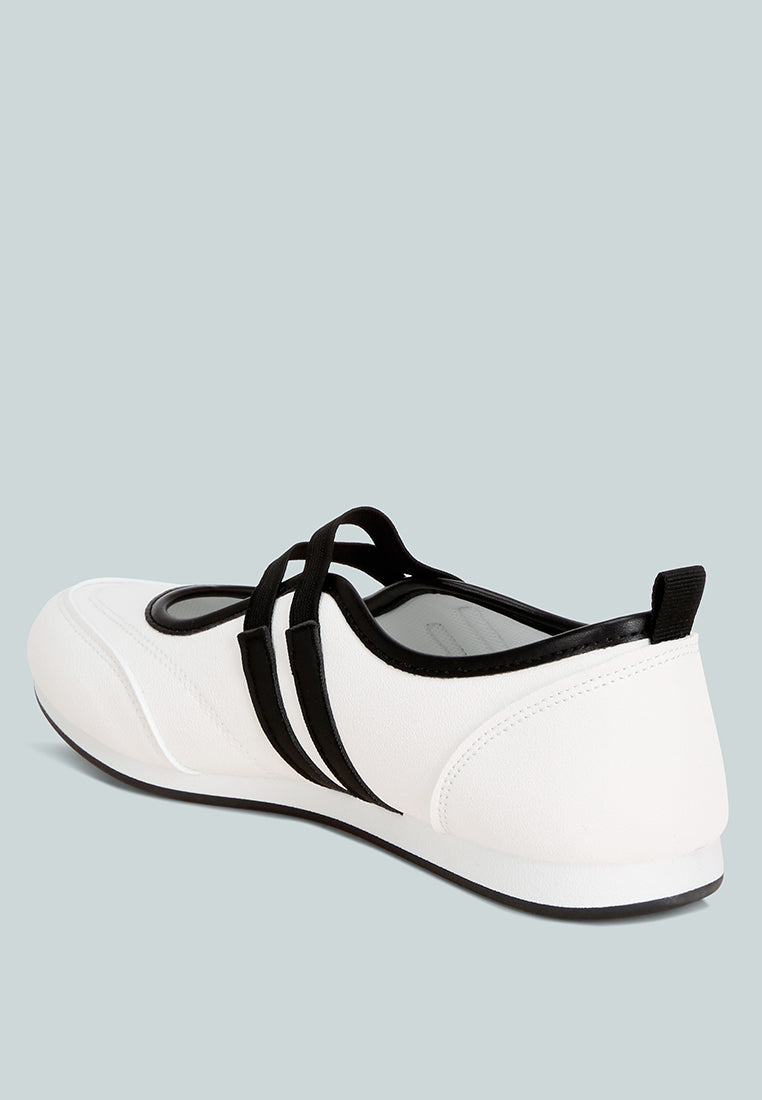Sorin Elasticated Midfoot Strap Sneakers