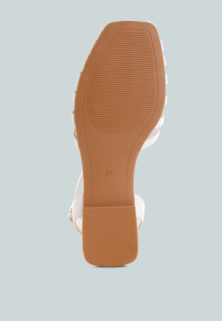 Saguara Cut Work Bead Embellished Flats