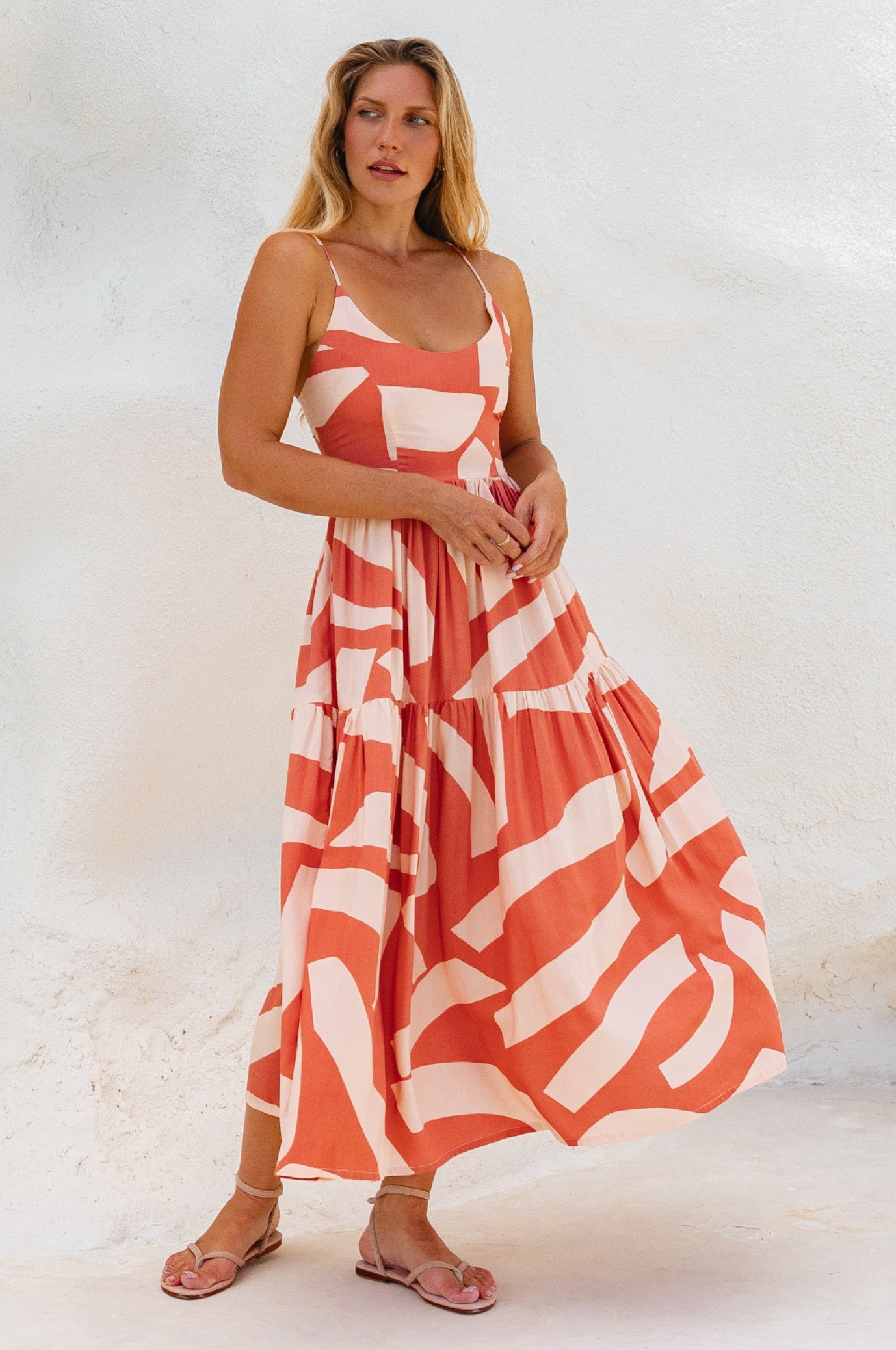 Sea Dreamer Strappy Midi Dress by Bali ELF
