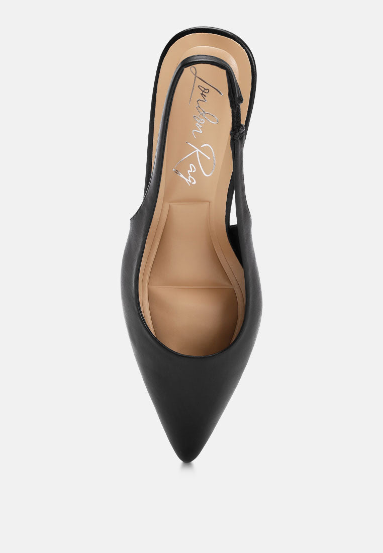 Shala Kitten Heel Slingbacks