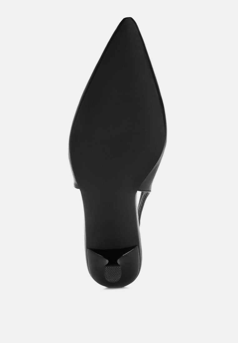Shala Kitten Heel Slingbacks
